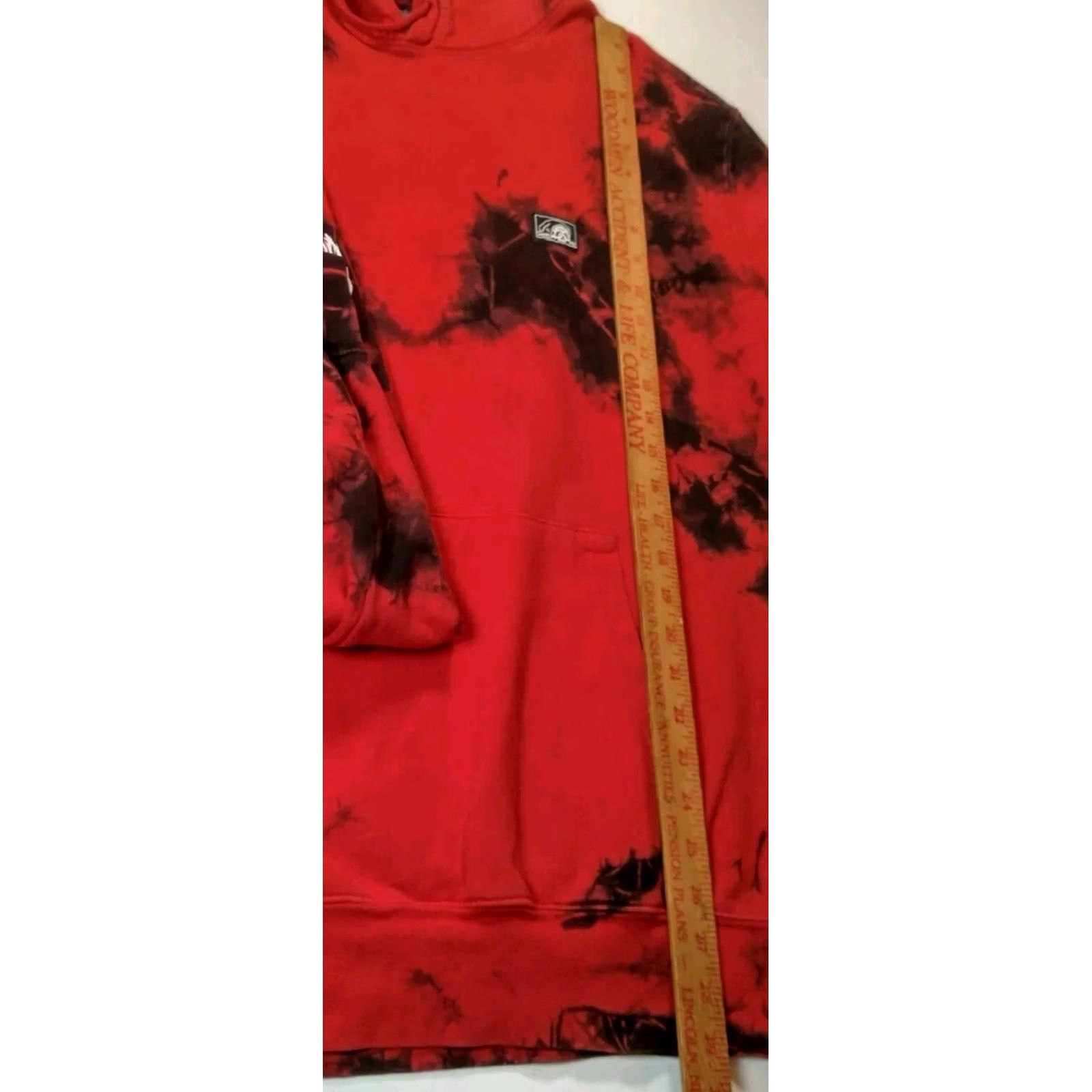 Vintage Sketchy Tank Lurking Class Hooded Sweatshirt Hoodie M Red Tie Dye Reaper Logo Men Pullover Knit Cotton Blend Long Sleeve Drawstring Neon Size US M / EU 48-50 / 2 - 5 Thumbnail