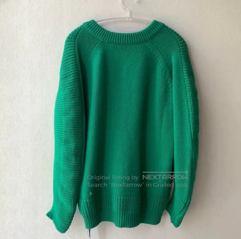 Hermes Hermes Green cashmere sweater Size XXS / US 00 / IT 34 - 2 Thumbnail