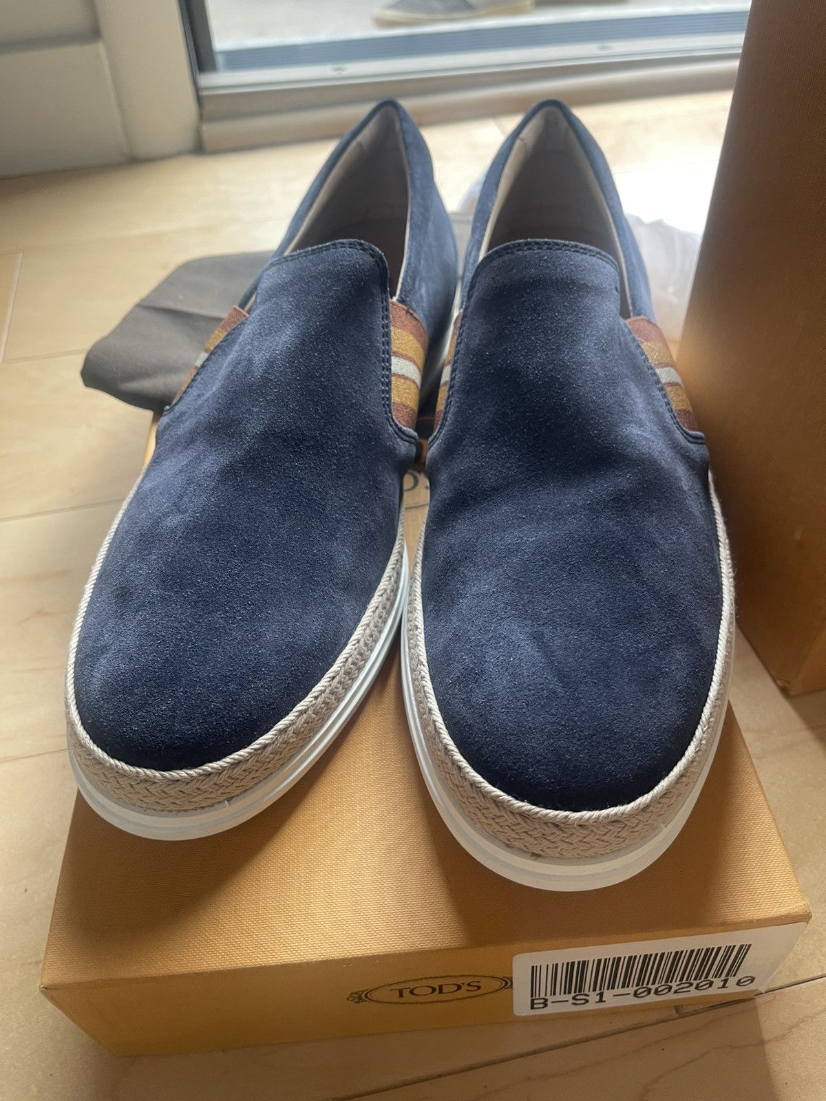 Tod's Tods suede mens loafer navy 8 made in Italy new Size US 8 / EU 41 - 6 Thumbnail