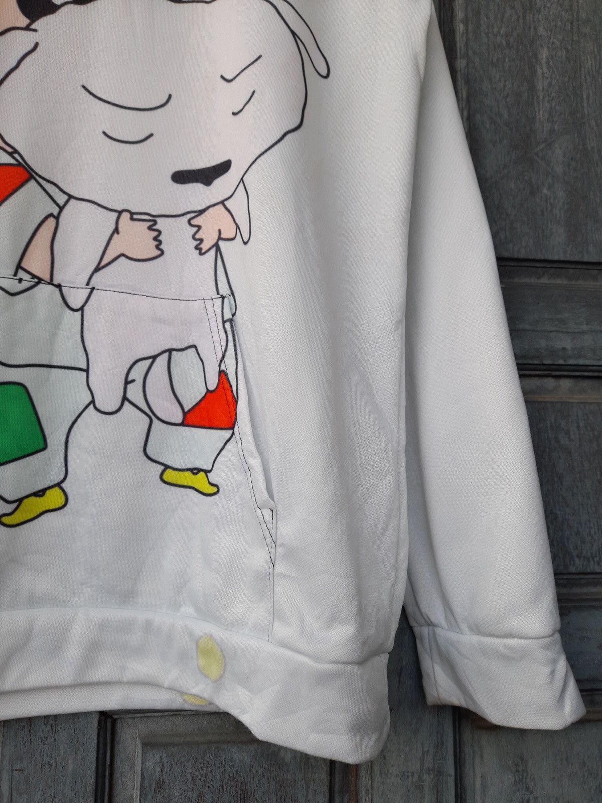 Japanese Brand Crayon Shinchan & Shiro Hoodie Cute Anime Streetwear Japan Size US XXL / EU 58 / 5 - 6 Thumbnail