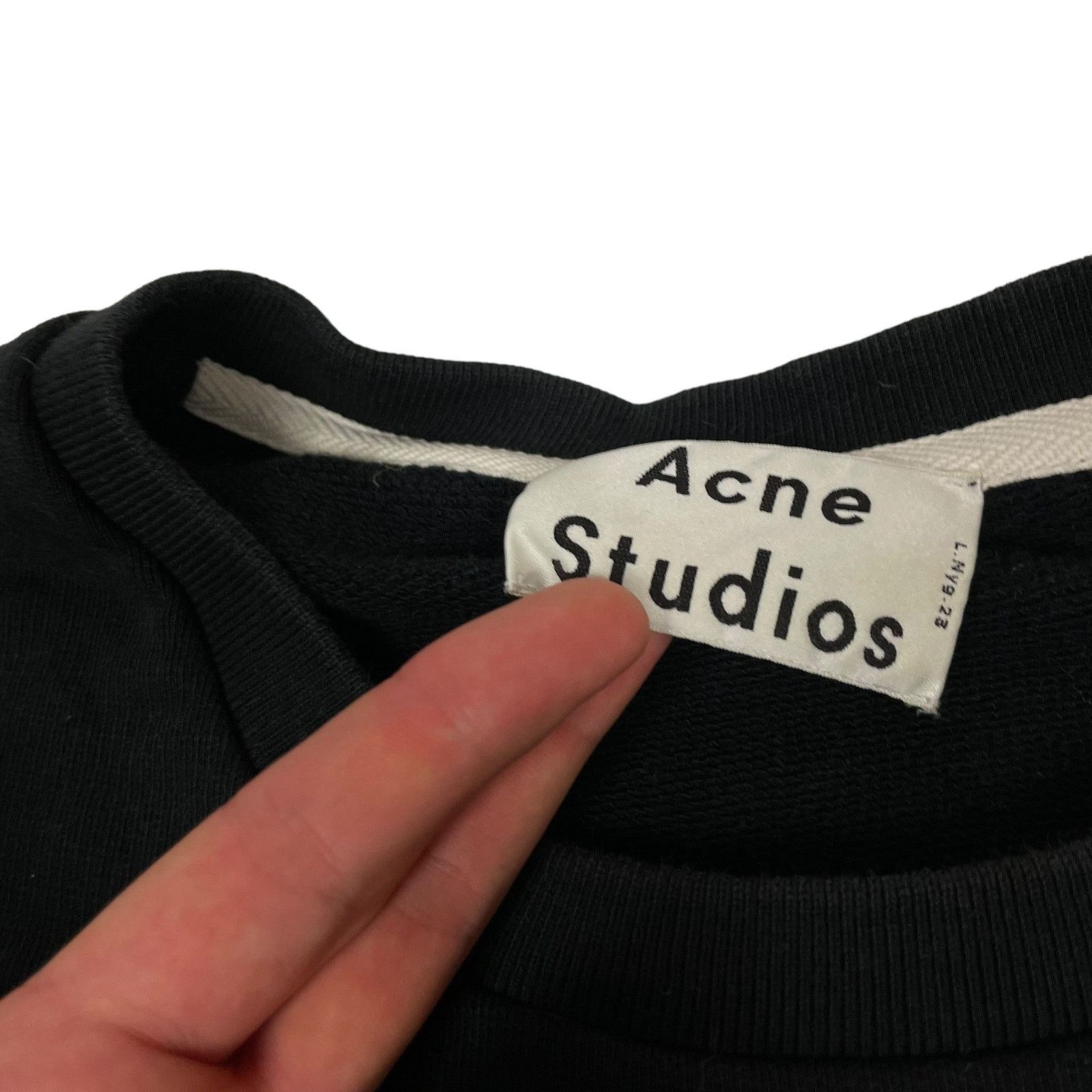 Acne Studios Acne Studios Black Sweatshirt Small Size S / US 4 / IT 40 - 5 Thumbnail