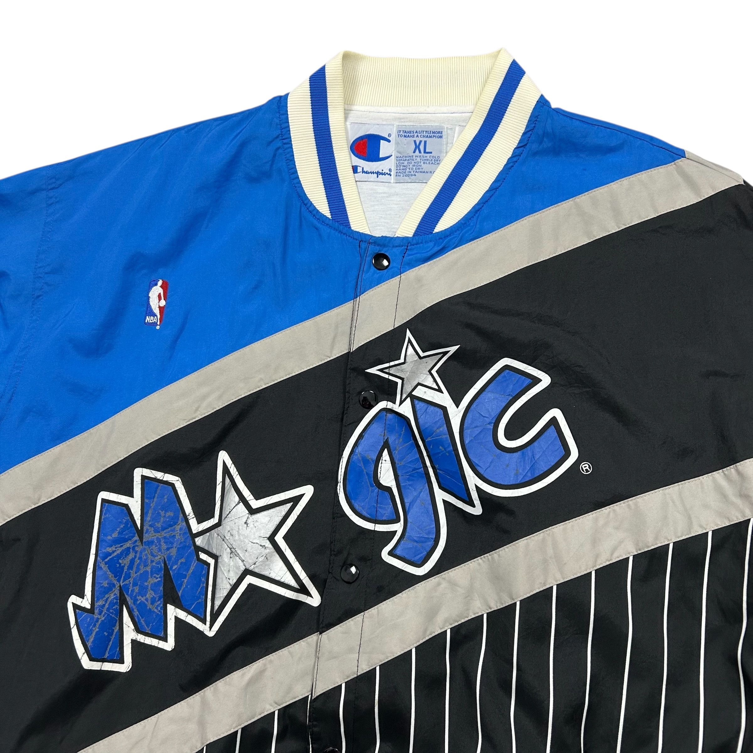 NBA VTG 90s ORLANDO MAGIC CHAMPION WARM UP JACKET SHOOTING Size US XL / EU 56 / 4 - 3 Thumbnail
