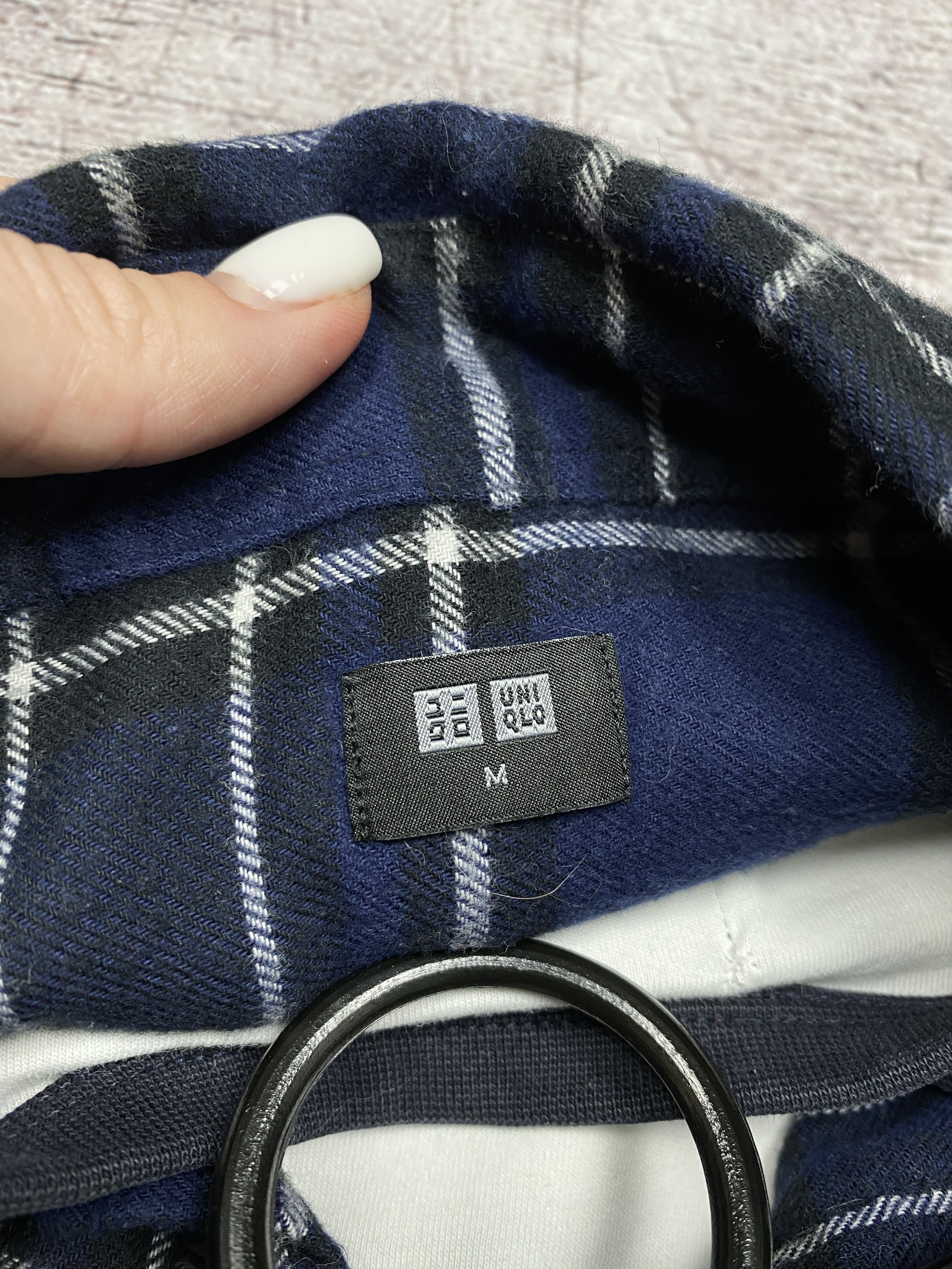 Flannel Uniqlo Vintage Mens Flannel Plaid Shirt Size US M / EU 48-50 / 2 - 4 Thumbnail