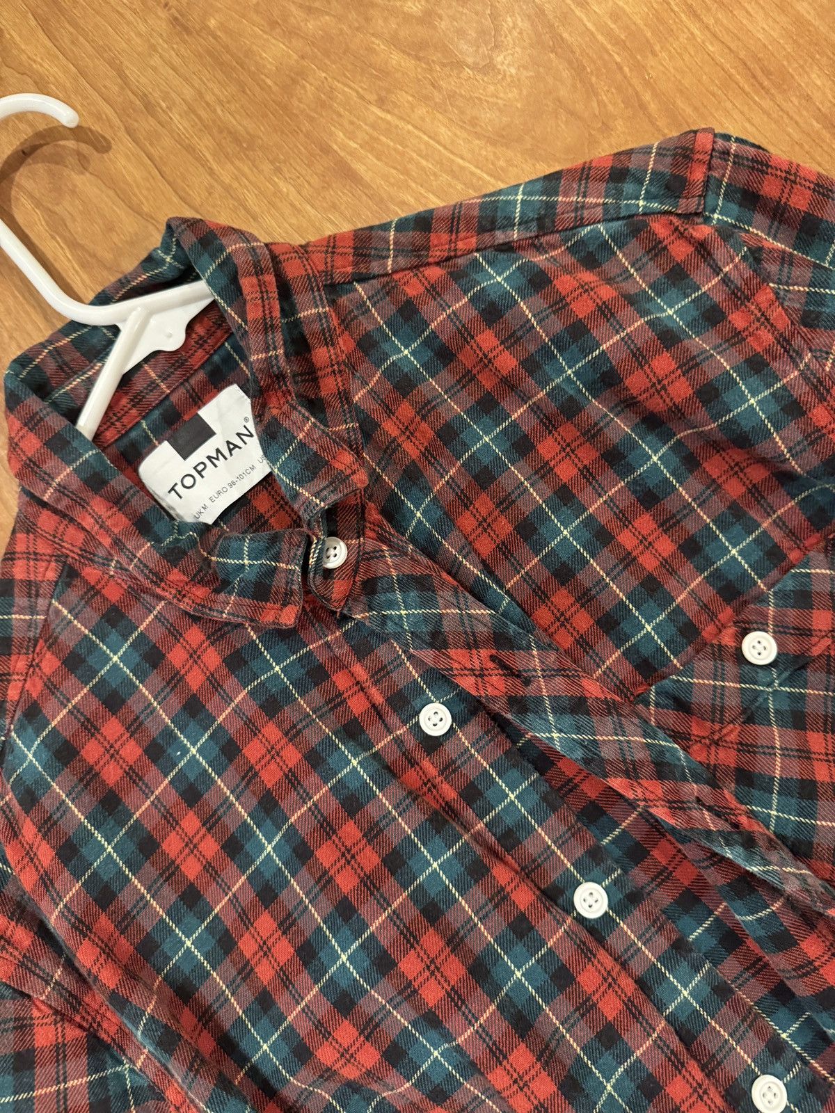 Topman Vintage Topman Plad button-up oversized shirt Size US M / EU 48-50 / 2 - 2 Thumbnail
