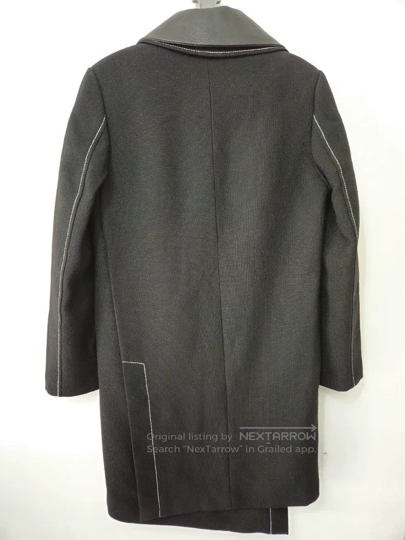 Valentino Valentino Leather collar coat Size US L / EU 52-54 / 3 - 3 Thumbnail