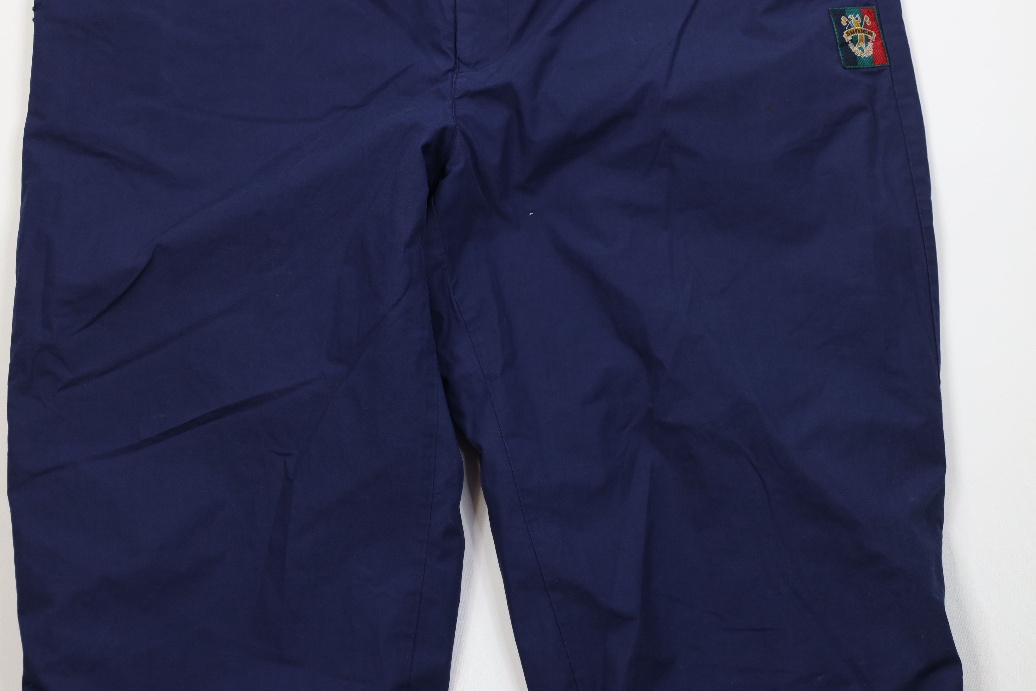 Vintage Vintage 90s Streetwear Waterproof Rain Pants Navy Blue Size US 40 / EU 56 - 3 Thumbnail
