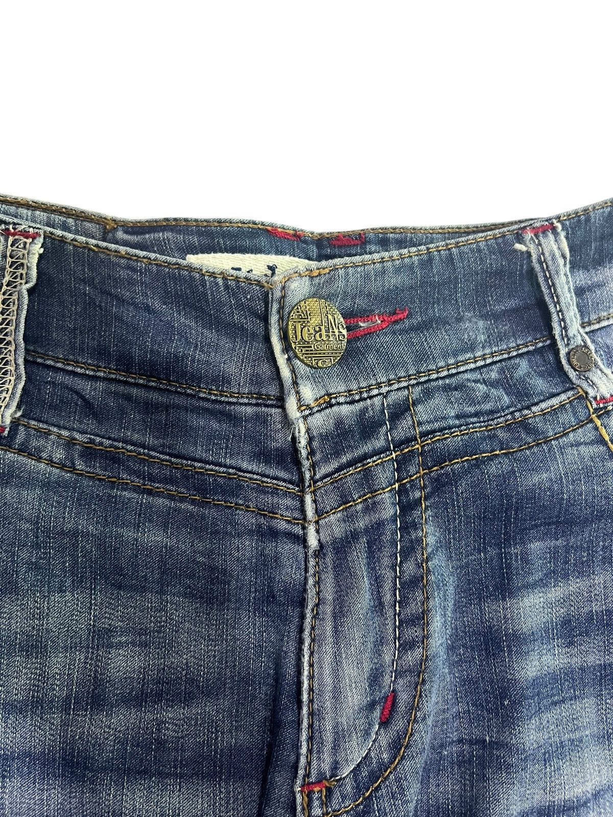 If Six Was Nine × Japanese Brand × Le Grande Bleu (L.G.B.) 🇯🇵 JAPANESE BRAND WASHED BLUE DISTRESSED DENIM Size US 34 / EU 50 - 5 Thumbnail