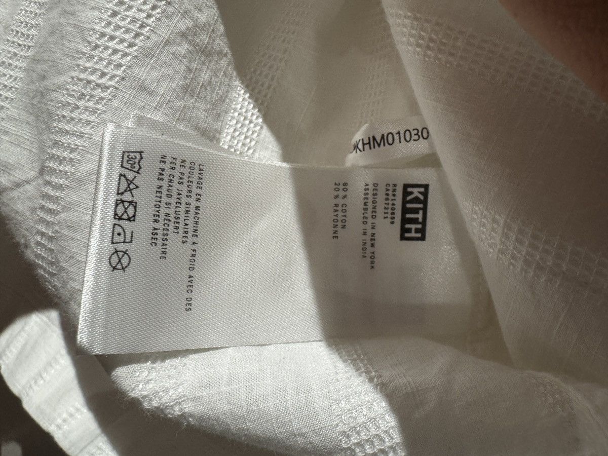 Kith Kith white blended woven button up long sleeve overshirt Size US S / EU 44-46 / 1 - 3 Thumbnail