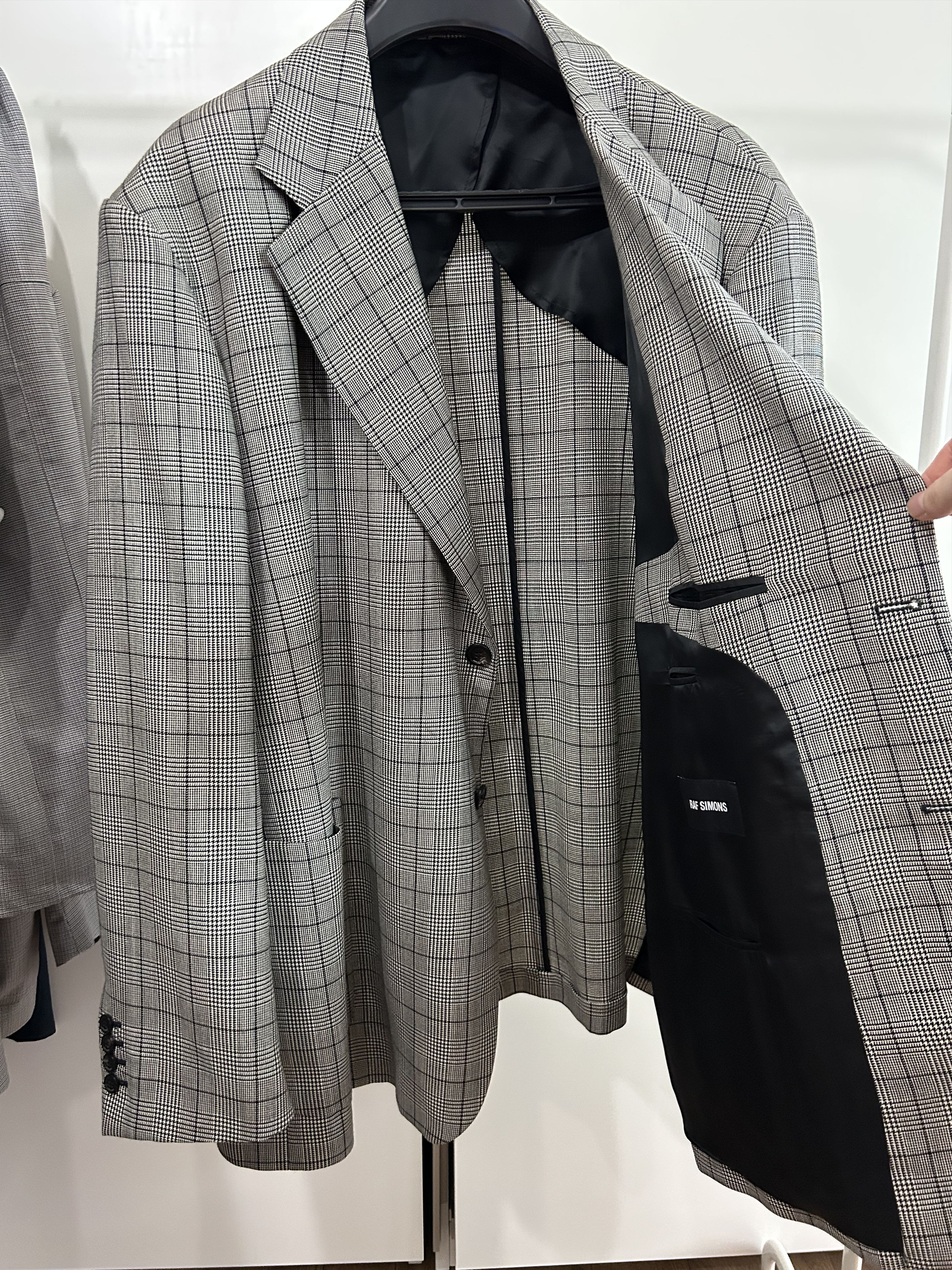 Raf Simons RAF SIMONS Houndstooth Oversized Blazer (18SS) Size US M / EU 48-50 / 2 - 5 Thumbnail