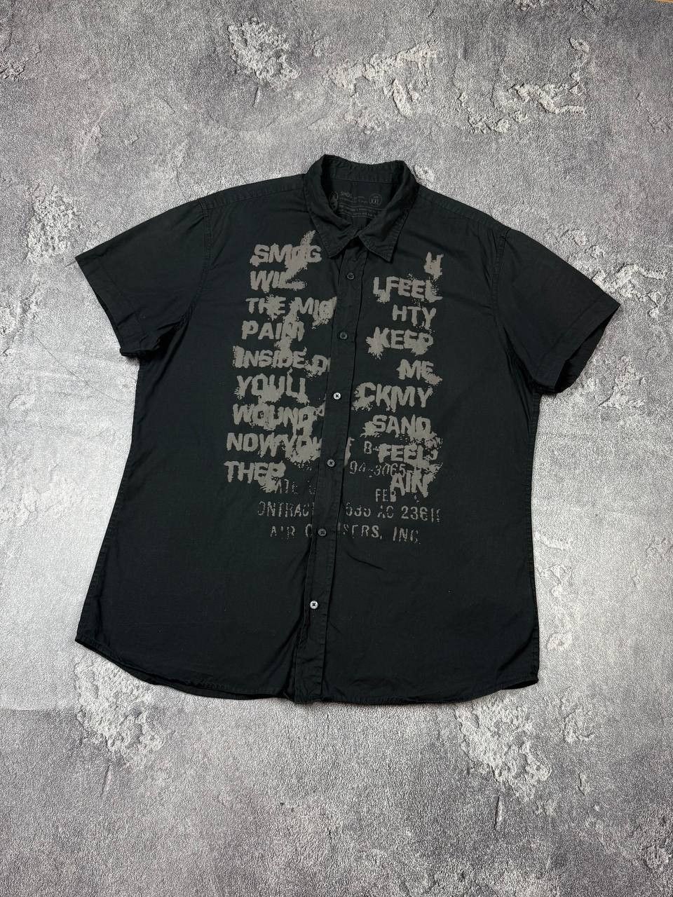 If Six Was Nine Y2K Gothic Graphic Print Shirt 2000s Alt Streetwear Size US XXL / EU 58 / 5 - 3 Thumbnail
