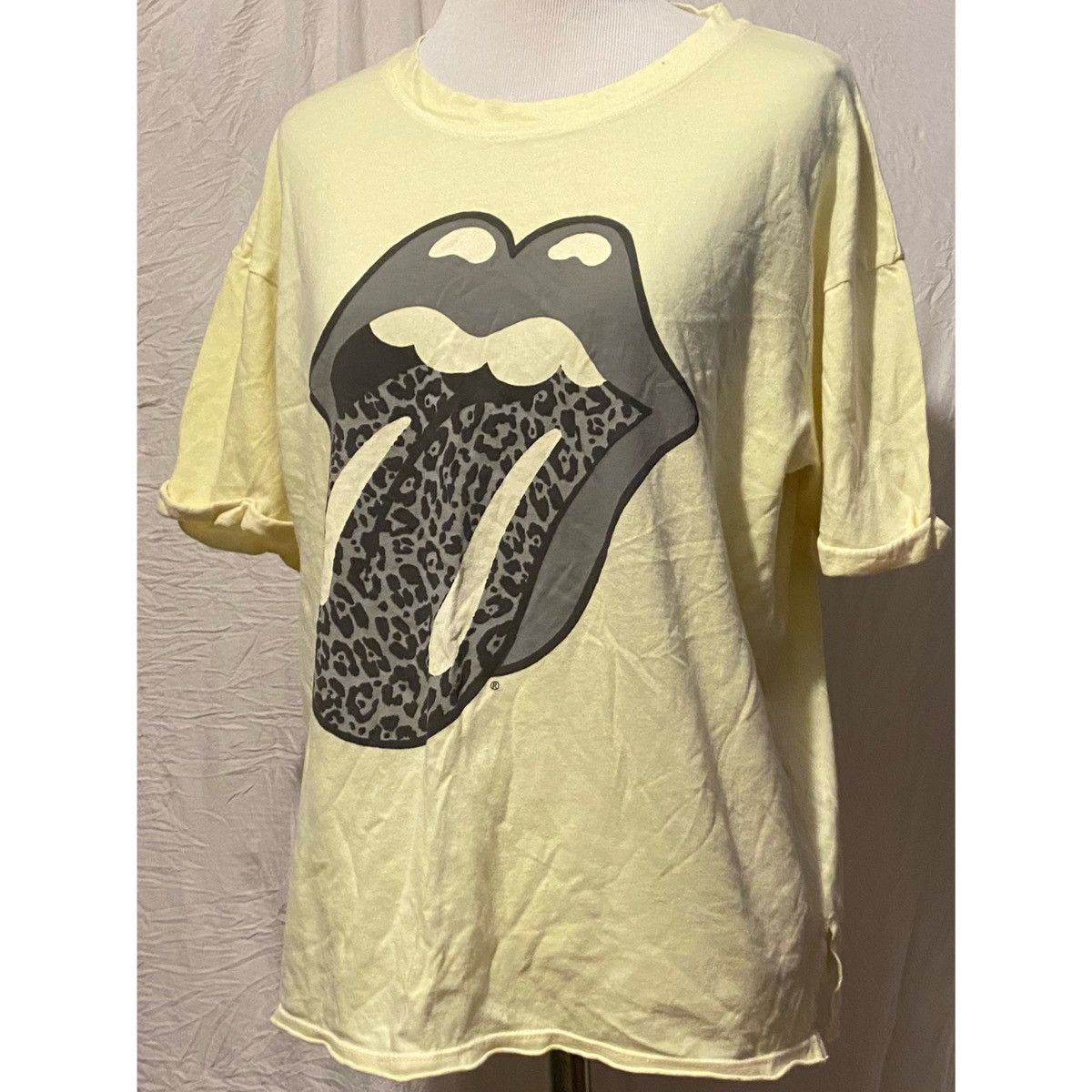 Other The Rolling Stones, Neon, Oversized Boxy Tee, w/ Leopard Size S / US 4 / IT 40 - 7 Thumbnail