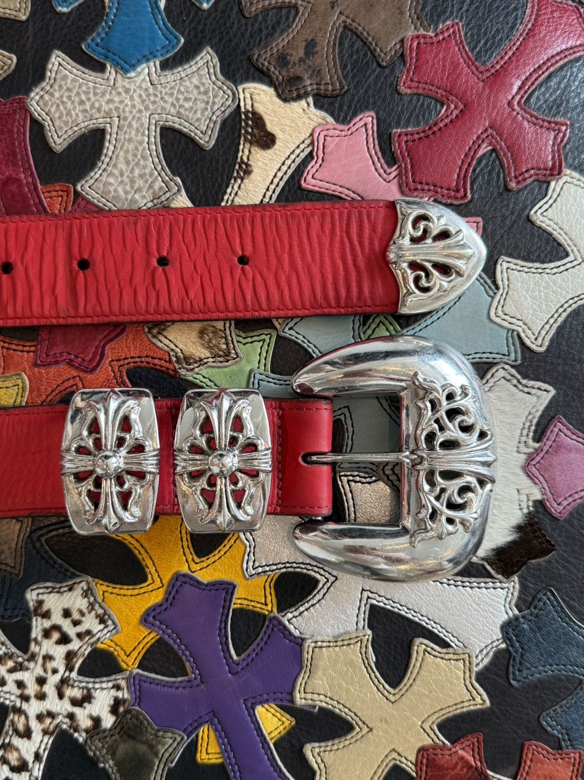 Chrome Hearts Chrome hearts 4 piece western belt Size 34 - 2 Thumbnail