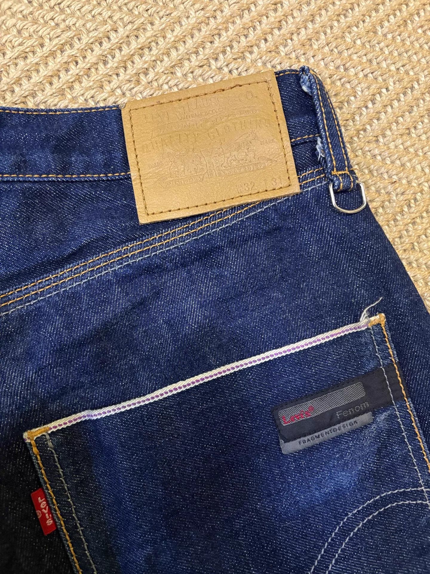 Levi's LEVIS FENOM Work Raw Semi-Shine Jeans W32L31 Good Condition Size US 32 / EU 48 - 4 Thumbnail