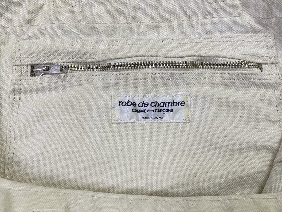 Comme des Garcons Rare‼️Robe De Chambre Comme Des Garçons Canvas Tote Bag Size ONE SIZE - 10 Thumbnail
