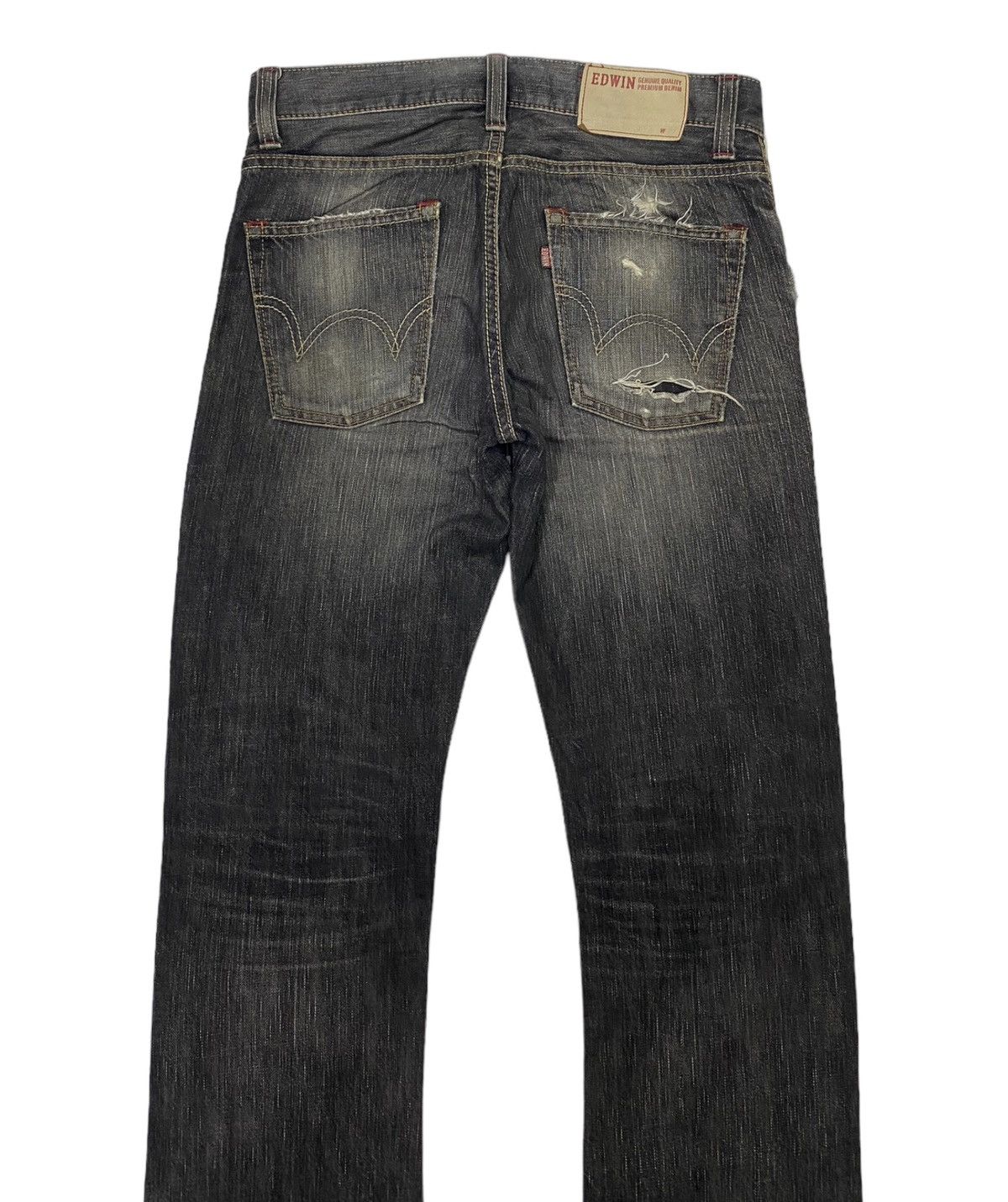 If Six Was Nine × Le Grande Bleu (L.G.B.) 🔥EDWIN FLARE DISTRESSED DENIM JEANS IFSIXWASNINE LGB STYLE Size US 30 / EU 46 - 6 Thumbnail