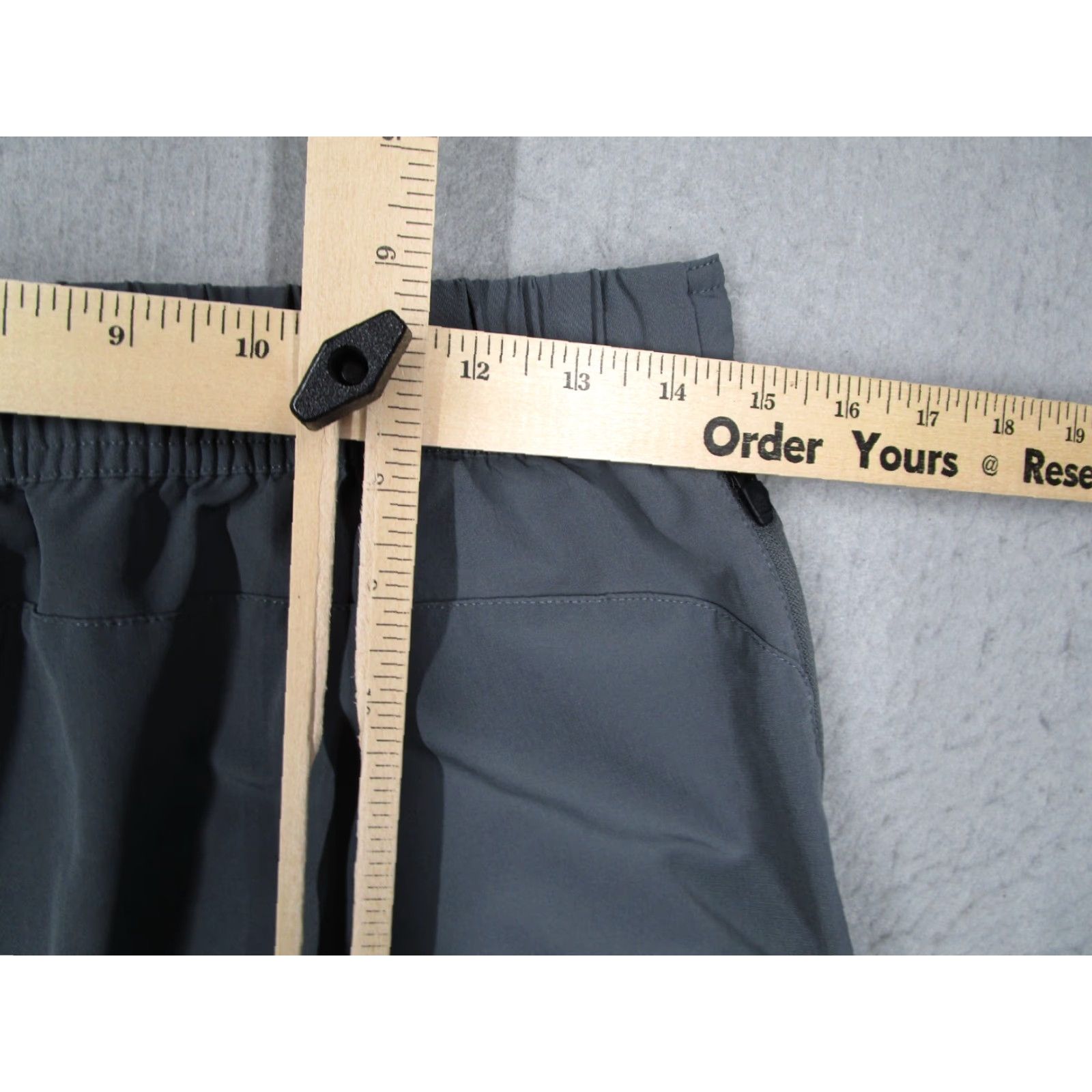 Ten Thousand Ten Thousand Mens Gray Foundation Shorts L Casual Workwear 8" Inseam Drawstring Polyester Blend Size US 33 - 7 Thumbnail