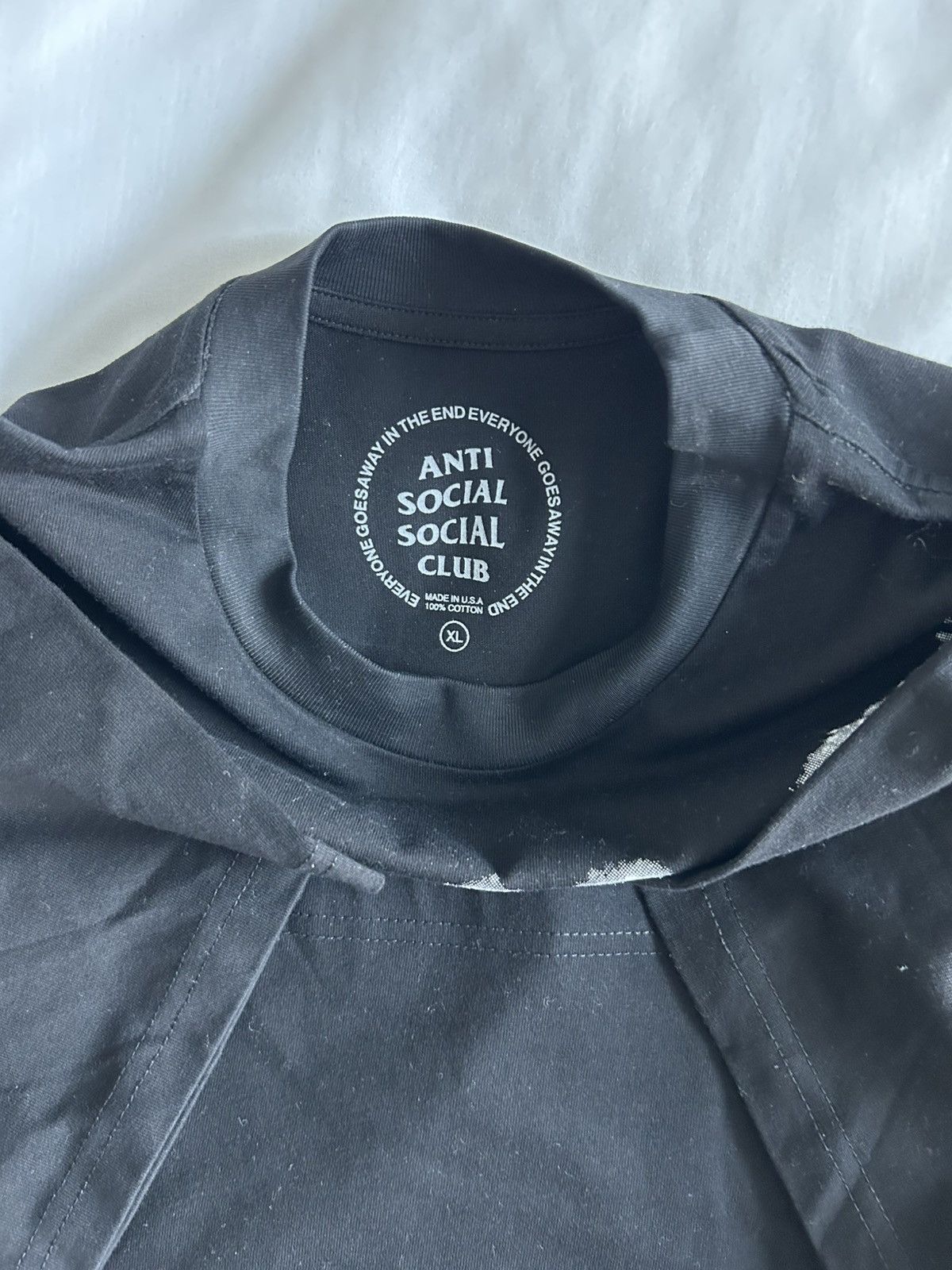 Anti Social Social Club Anti Social Social Club Burn It Down Tee Black USA XL Size US XL / EU 56 / 4 - 5 Thumbnail