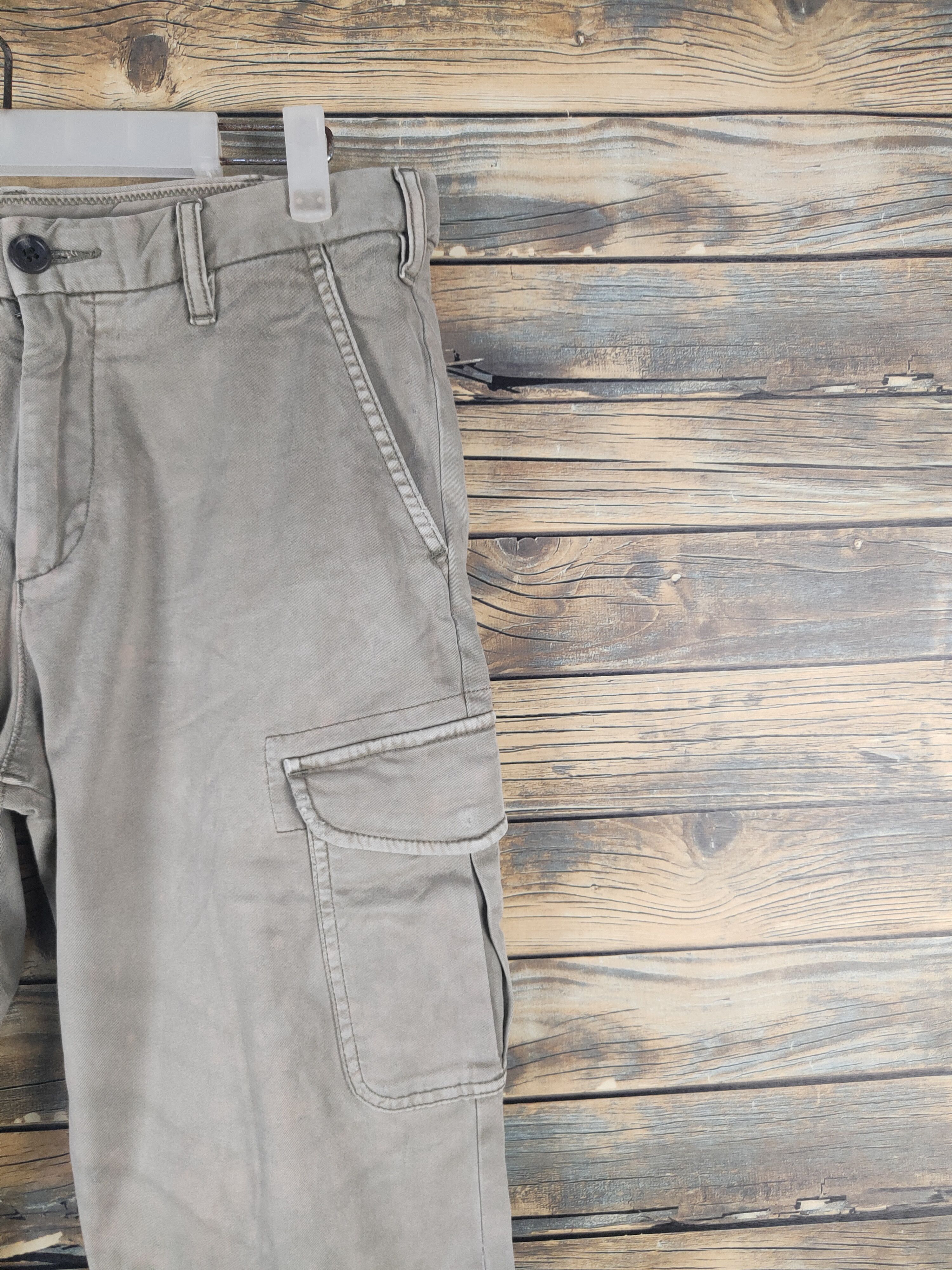 Japanese Brand DL Uniqlo Beige Multipocket Tactical Cargo Pants #1580 Size US 31 - 5 Thumbnail