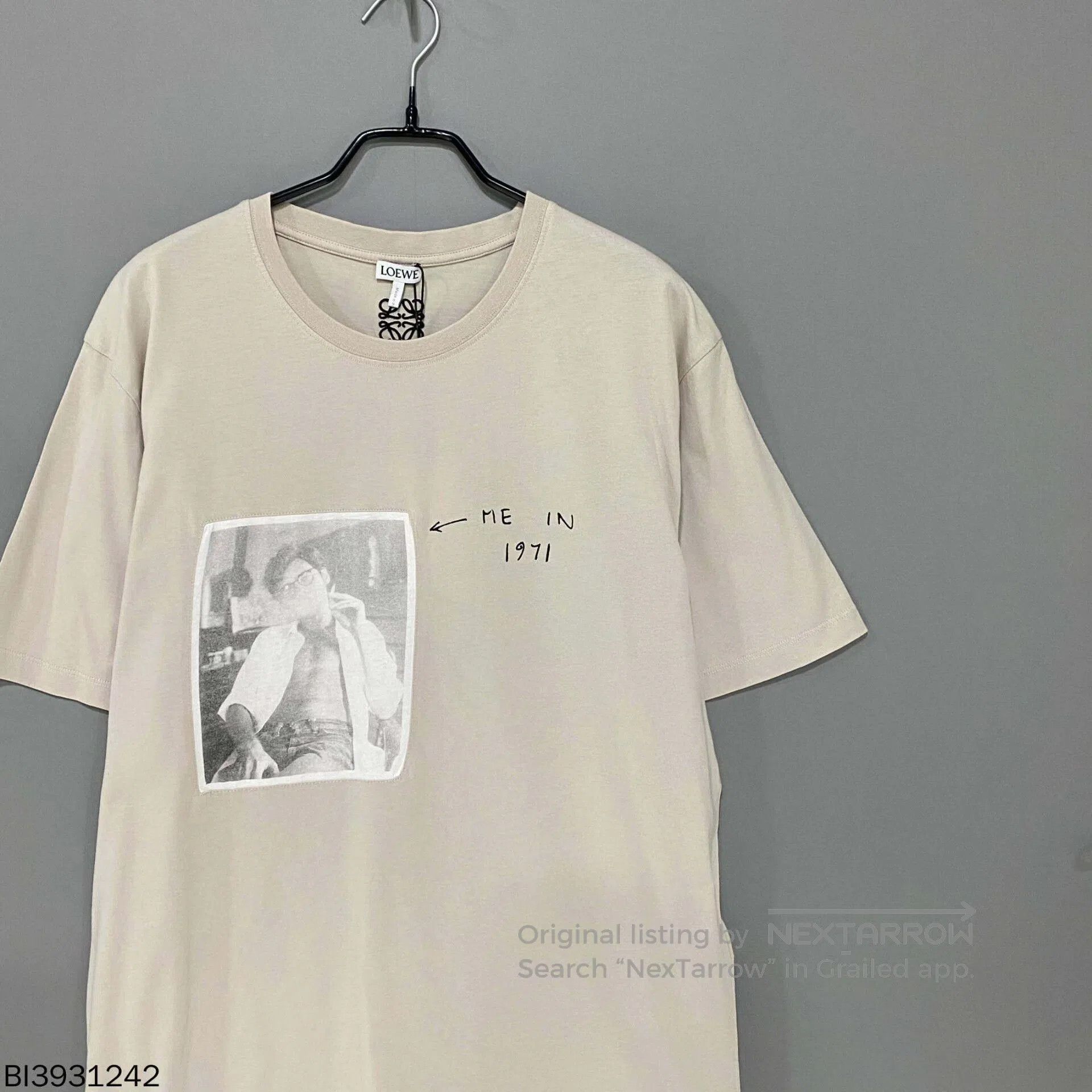 Loewe vintage embroidered logo short sleeve t-shirt. Size US L / EU 52-54 / 3 - 4 Thumbnail