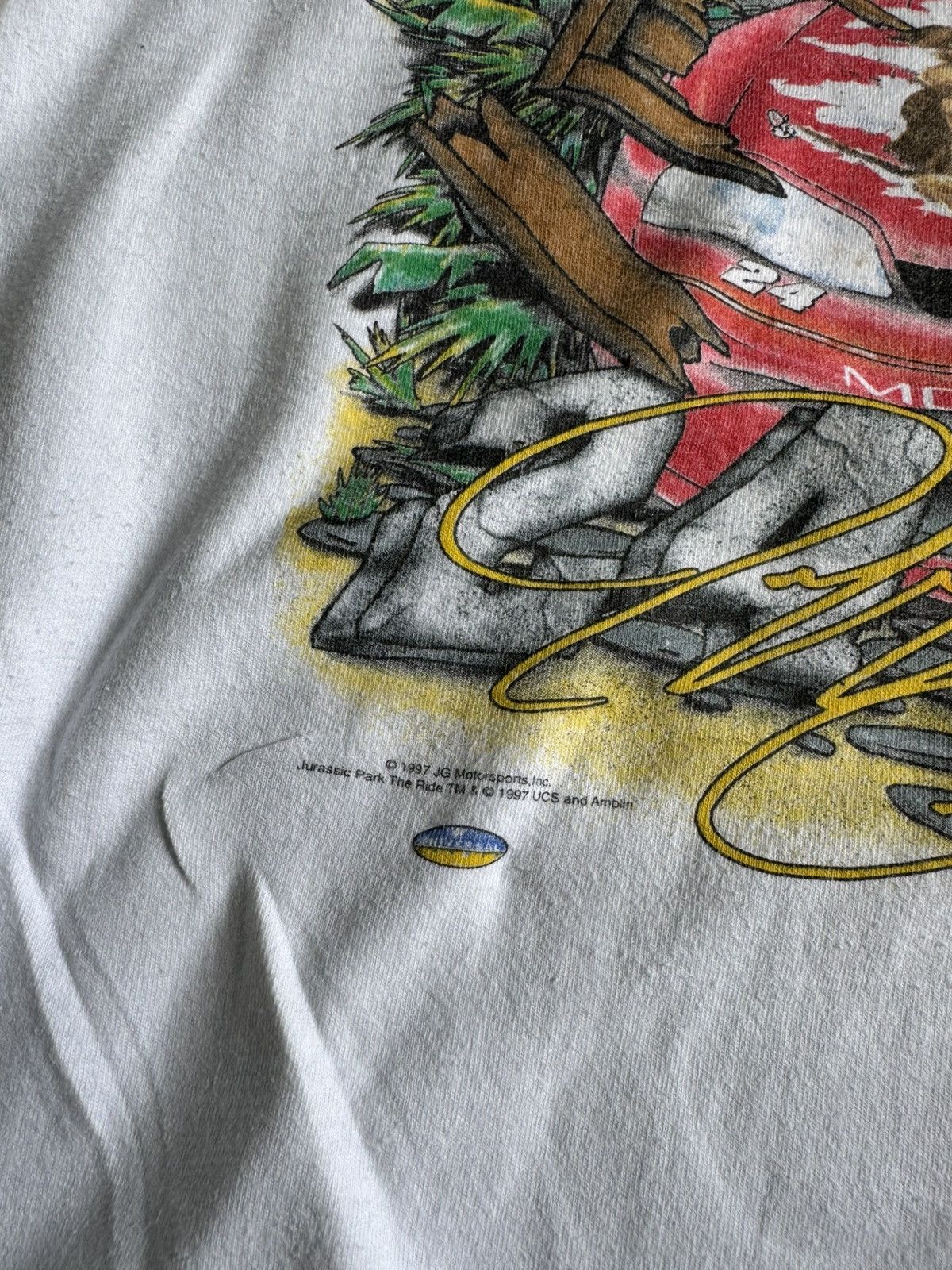 NASCAR VTG Nascar Jurassic Park 90s Size US XL / EU 56 / 4 - 5 Thumbnail