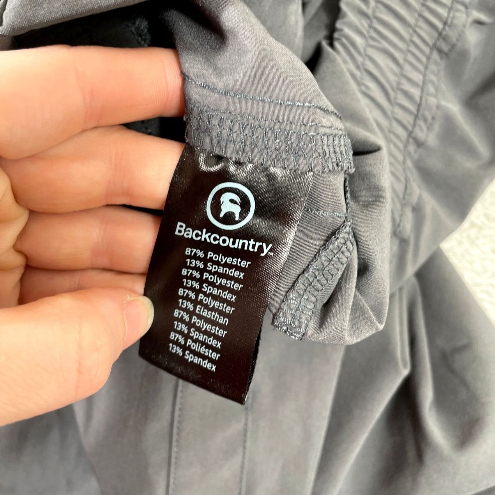 Vintage Backcountry Womens 2XL Gray Stretch Hiking Activewear Jogger Pants Pockets Elastic Waist Tapered Inseam 29" Casual Travel Size 26" / US 2 / IT 38 - 6 Thumbnail