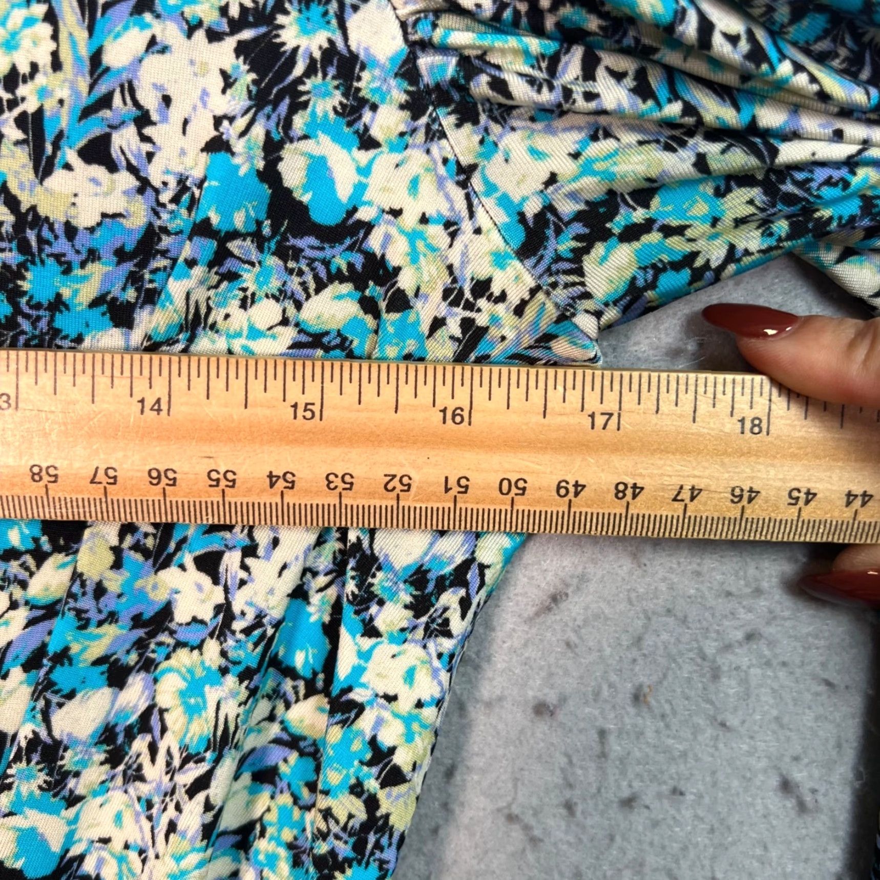 Vintage Rotate Birger Christensen Floral Midi Dress Size 8 Keyhole Detail Long Sleeves Size M / US 6-8 / IT 42-44 - 7 Thumbnail