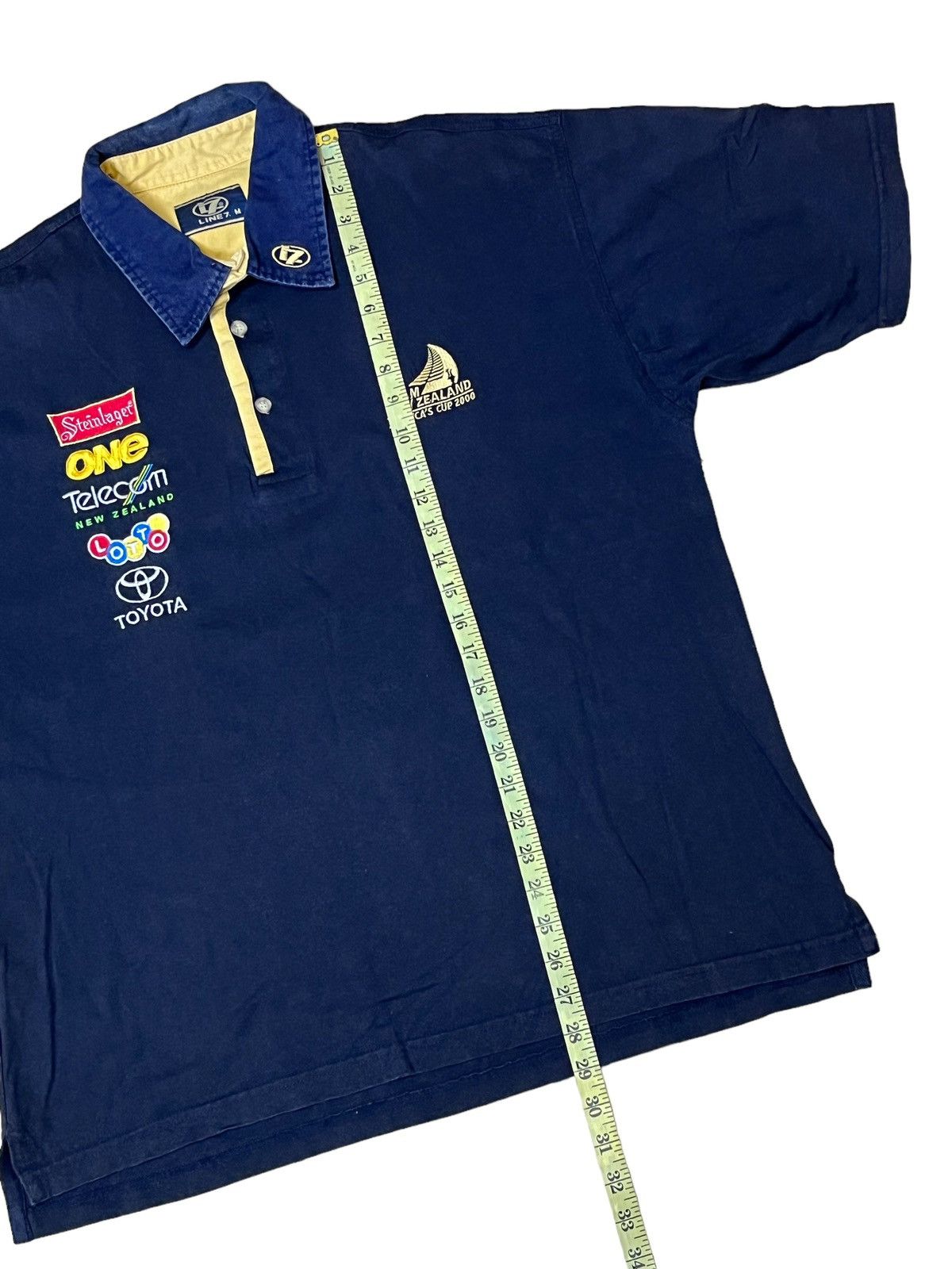 Vintage VINTAGE 2000 LINE7 NEW ZEALAND YACHT AMERICA CUP POLO SHIRT Size US L / EU 52-54 / 3 - 10 Thumbnail