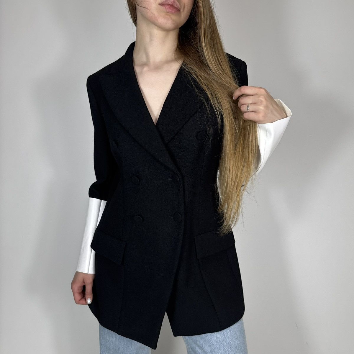 Sportmax SPORTMAX DEFILE Archive Rare Luxury Japanese Style Blazer Size L / US 10 / IT 46 - 2 Thumbnail