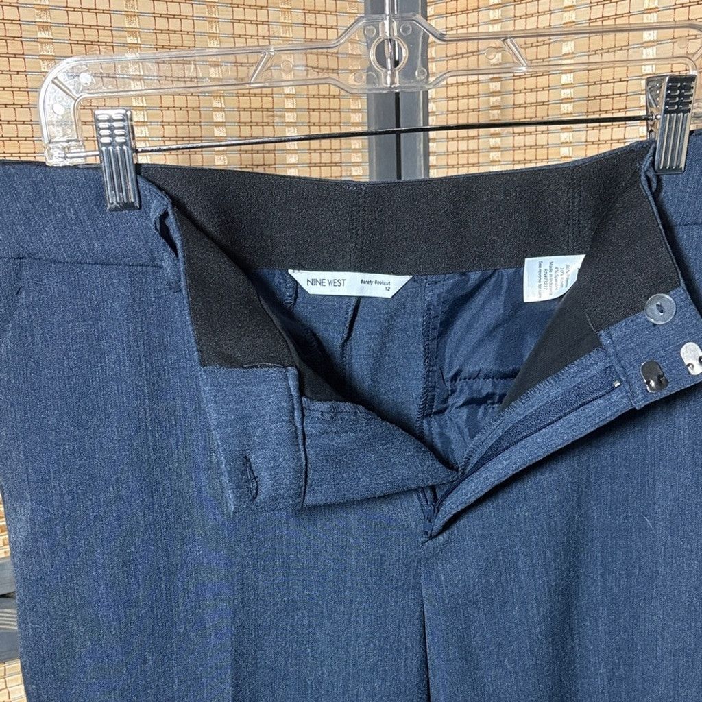 Nine West Nine West Barely Boot Dark Blue Dress Pants Size 34" / US 12 / IT 48 - 2 Thumbnail