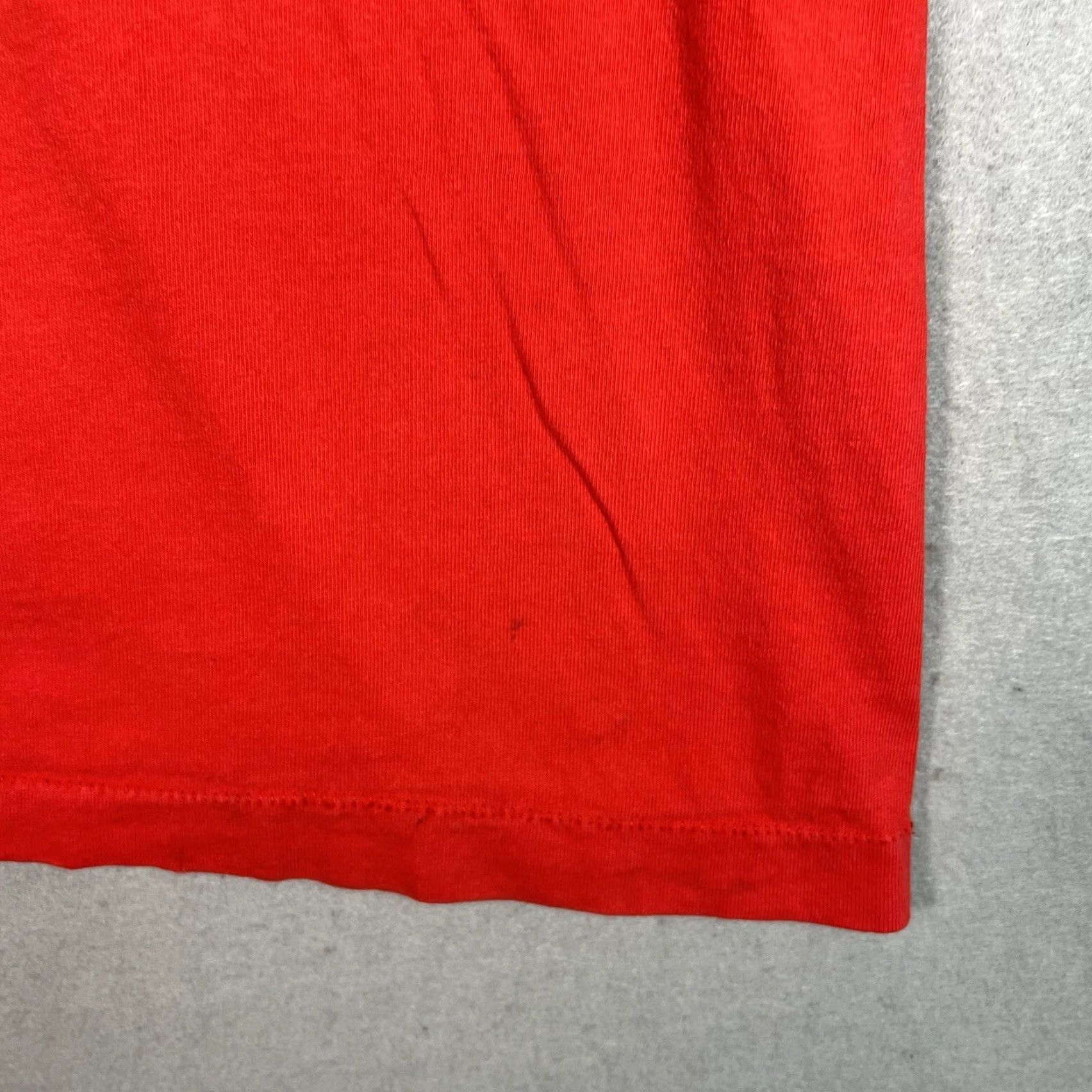 Fruit Of The Loom VINTAGE 90s Boise State Broncos Shirt Adult Large Red Made In USA Mens Size US L / EU 52-54 / 3 - 7 Thumbnail