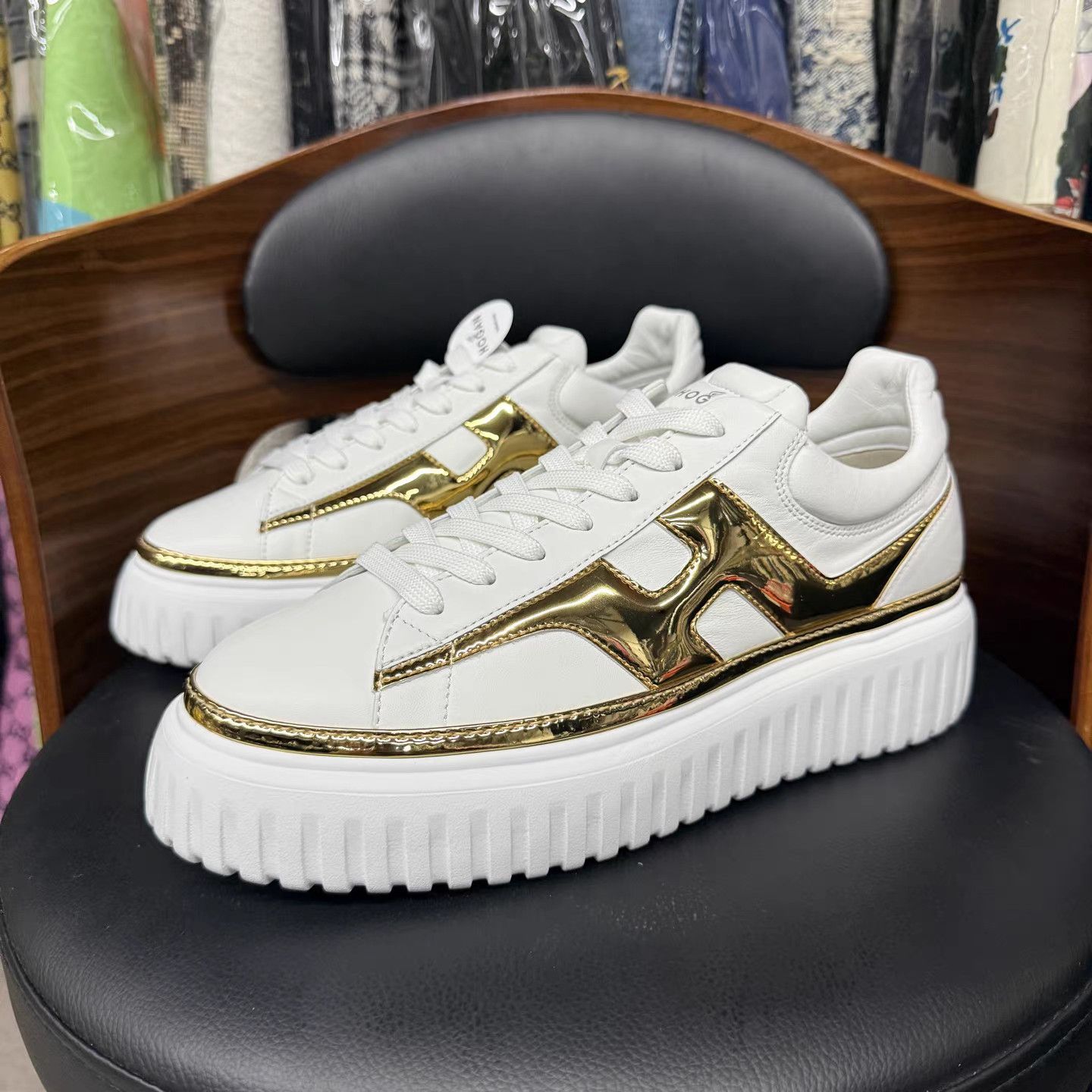 Hogan Hogan Platinum Platform Sneakers K15 Size US 6.5 / EU 39-40 - 1 Thumbnail