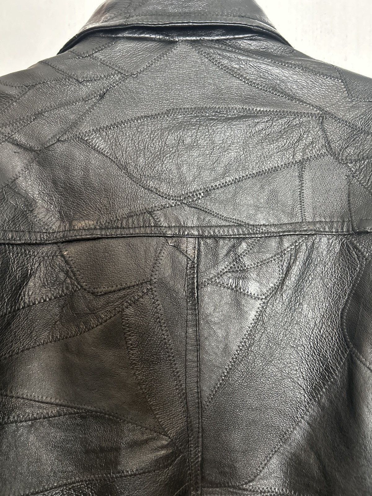 Other Vintage Napoline Genuine Leather Patchwork Jacket Men’s 0007 Size US L / EU 52-54 / 3 - 4 Thumbnail