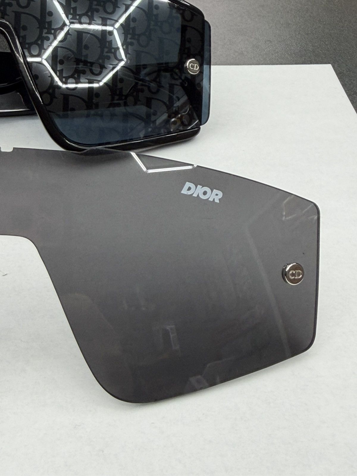 Dior Diorxtrem MU Black Mask Sunglasses & Interchangeable Lenses Size ONE SIZE - 12 Thumbnail