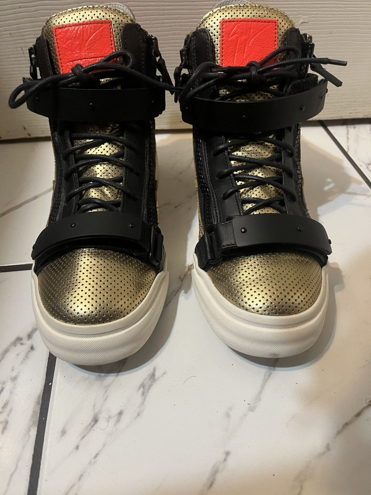 Giuseppe Zanotti Giuseppe Zanotti High-Top Sneakers (EU 42) Size US 9 / EU 42 - 1 Thumbnail