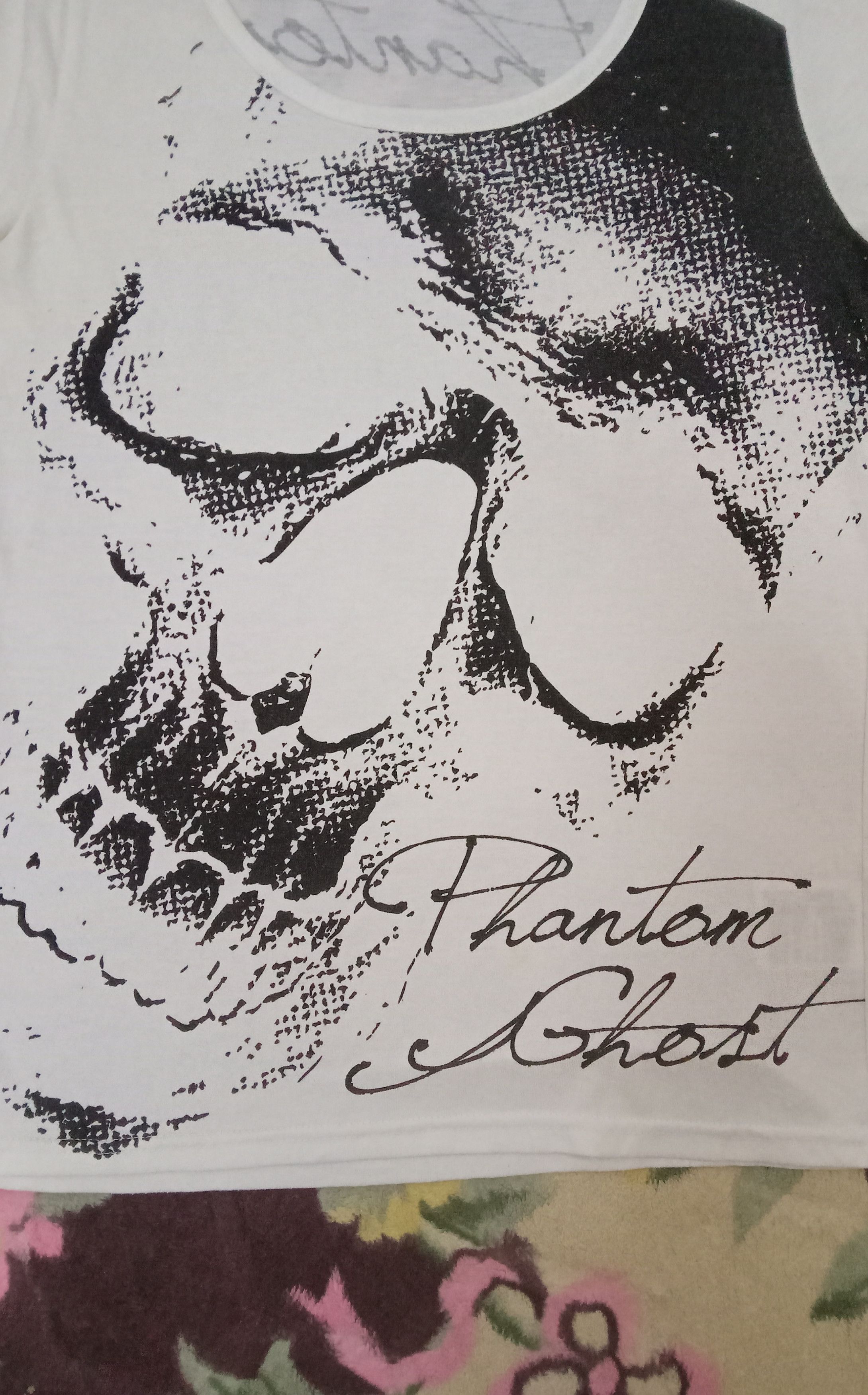 Other Imagination - Phantom Ghost Skull Design T Shirt Size M / US 6-8 / IT 42-44 - 5 Thumbnail