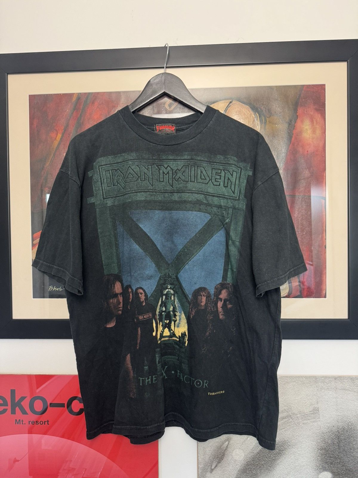Band Tees Vintage Iron Maiden Band Tee The X Factor Trasher License Size US XL / EU 56 / 4 - 1 Thumbnail