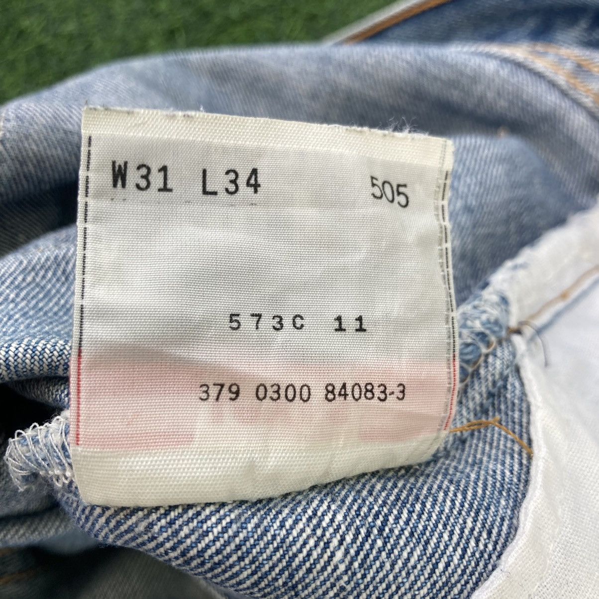 Levi's × Levi's Vintage Clothing × Vintage VINTAGE LEVI’S 505 SINGLE R DISTRESSED JEANS Size US 31 - 13 Thumbnail