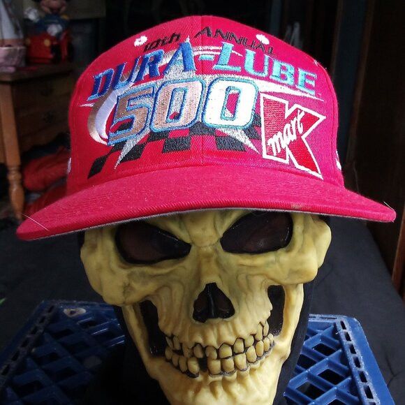 NASCAR Deadstock Vintage Dura-Lube 500 NASCAR Snap Hat Cap Size ONE SIZE - 1 Thumbnail