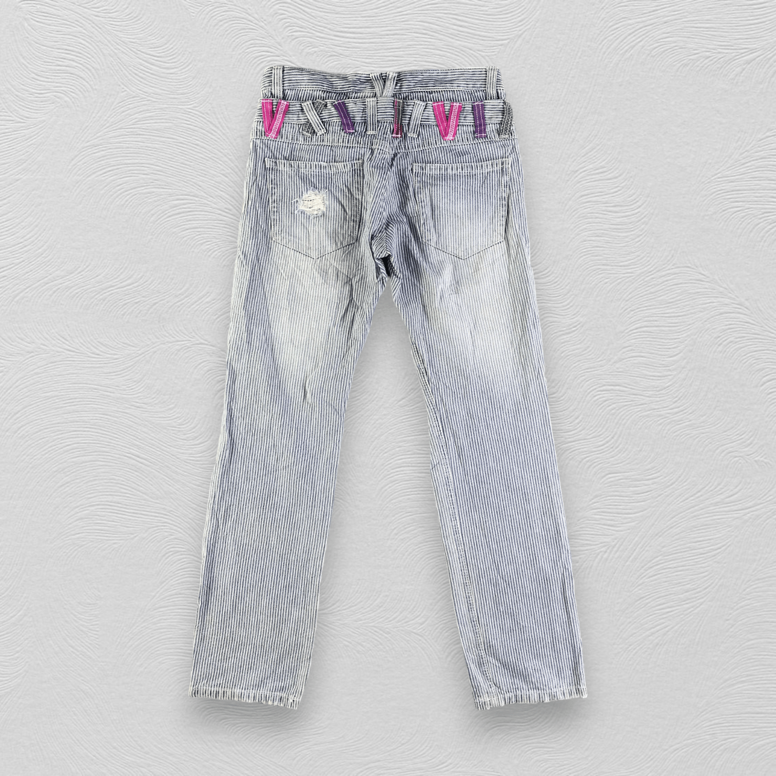 Japanese Brand Japanese Colza Hikory Jeans Double Waist Denim KJ3025 Size US 29 - 2 Thumbnail
