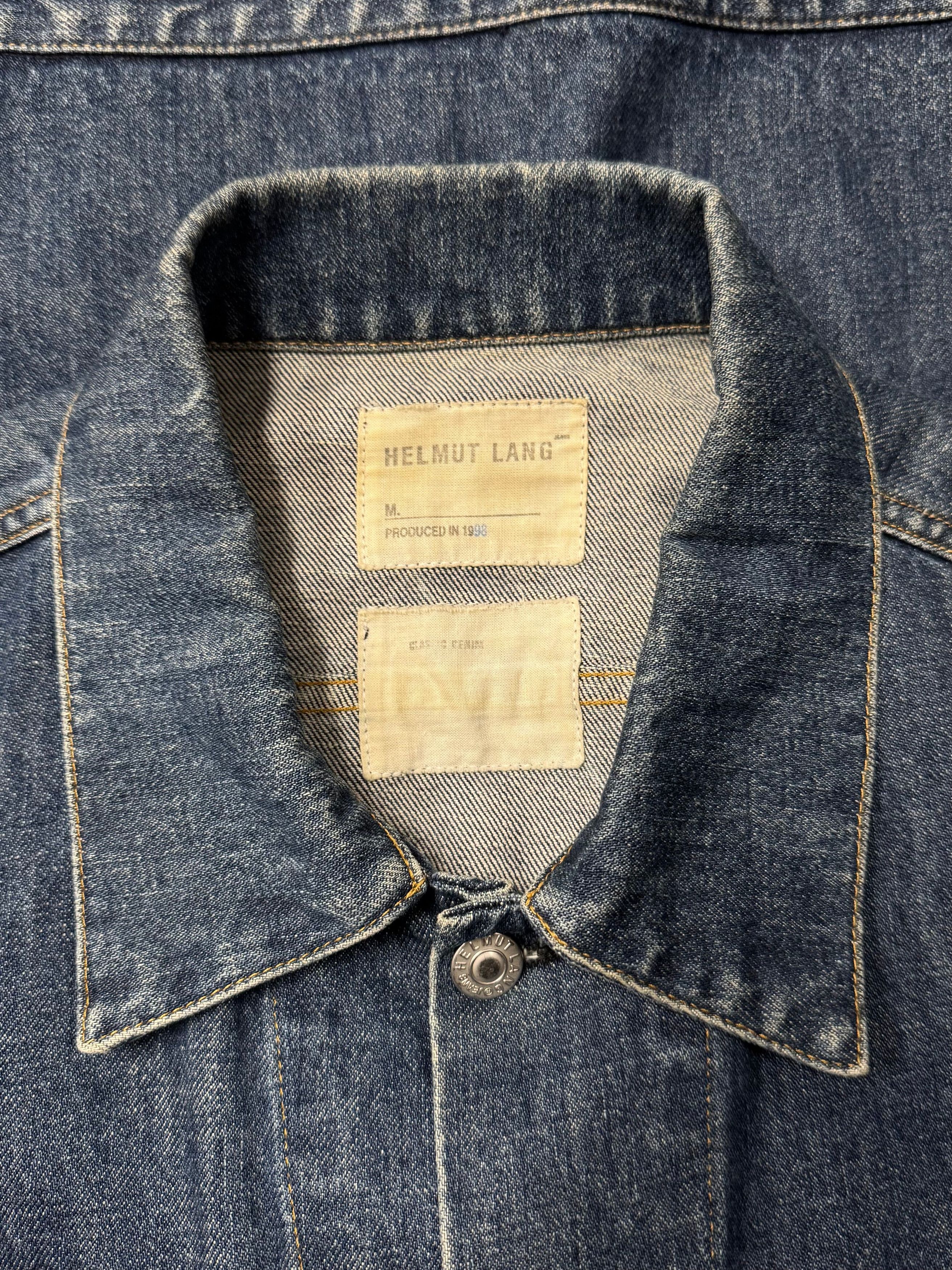 Helmut Lang 1998 Helmut Lang ‘Classic Wash’ Blue Denim Trucker Jacket Size US M / EU 48-50 / 2 - 3 Thumbnail