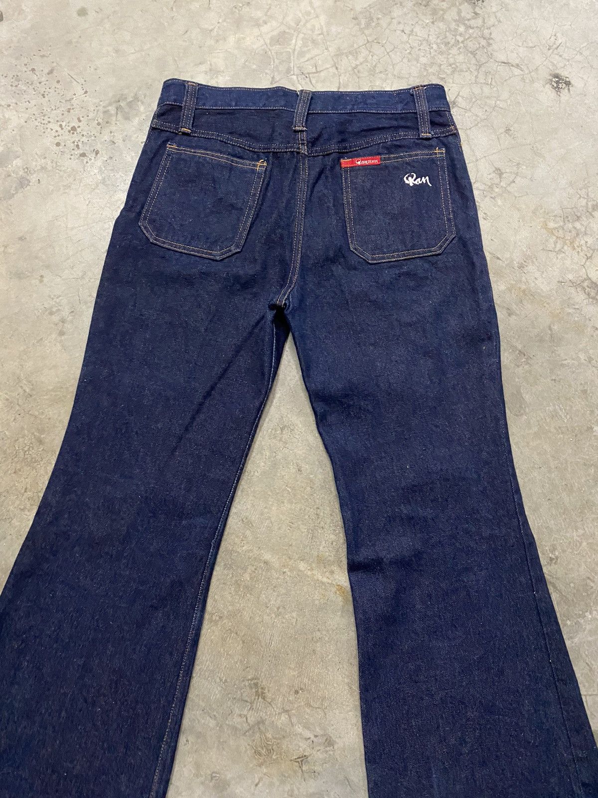 If Six Was Nine × Japanese Brand × Vintage Flare Jeans Vintage Japanese Sakamoto Bush Pant Jeans Size US 29 - 5 Thumbnail