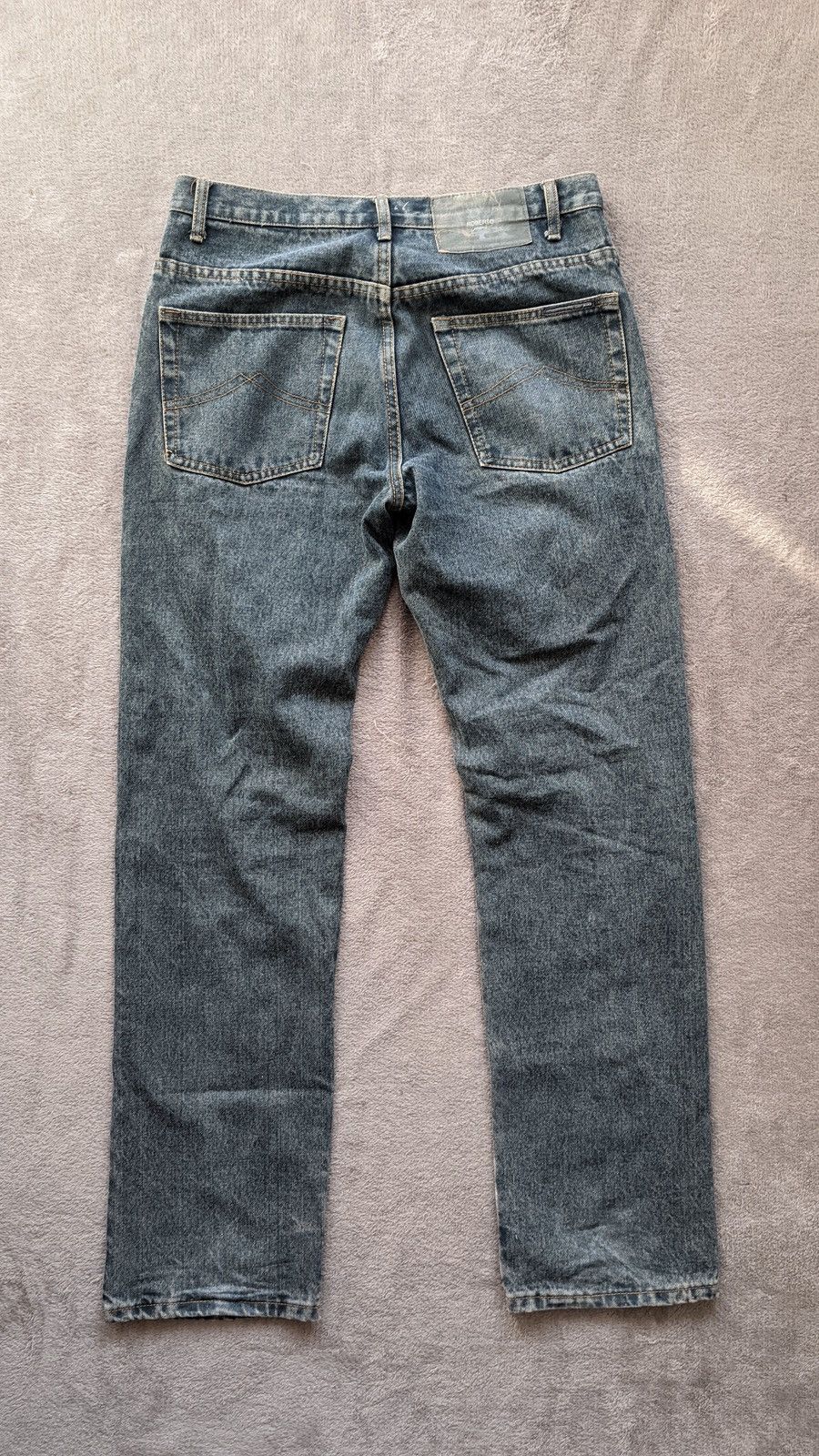 Japanese Brand Helmut Lang LGB Vibe Y2K Straight Faded Mudwash Jeans Size US 32 / EU 48 - 5 Thumbnail