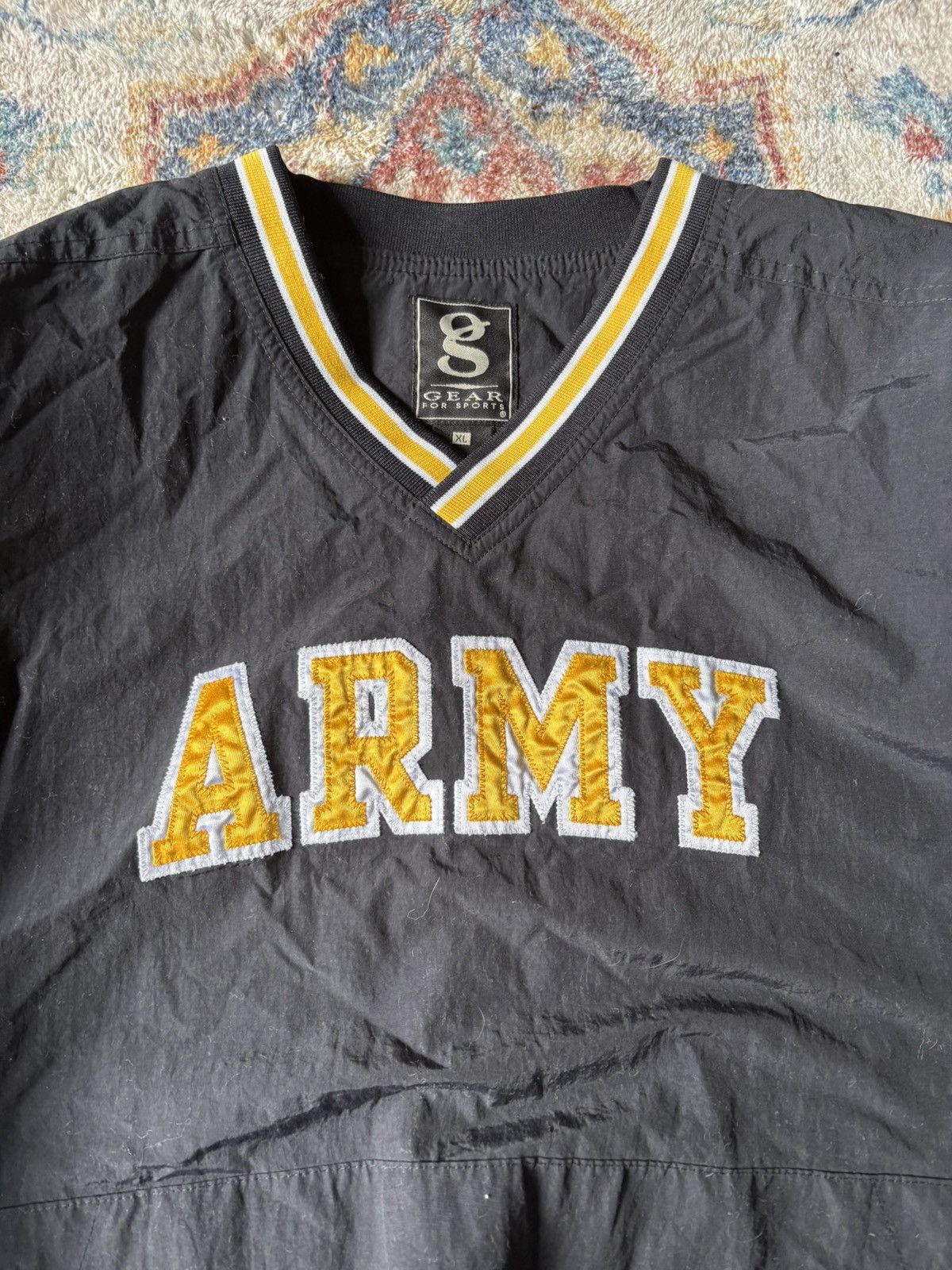 Vintage Vintage NCAA Army Spellout Pullover Light Jacket Size XL Size US XL / EU 56 / 4 - 4 Thumbnail
