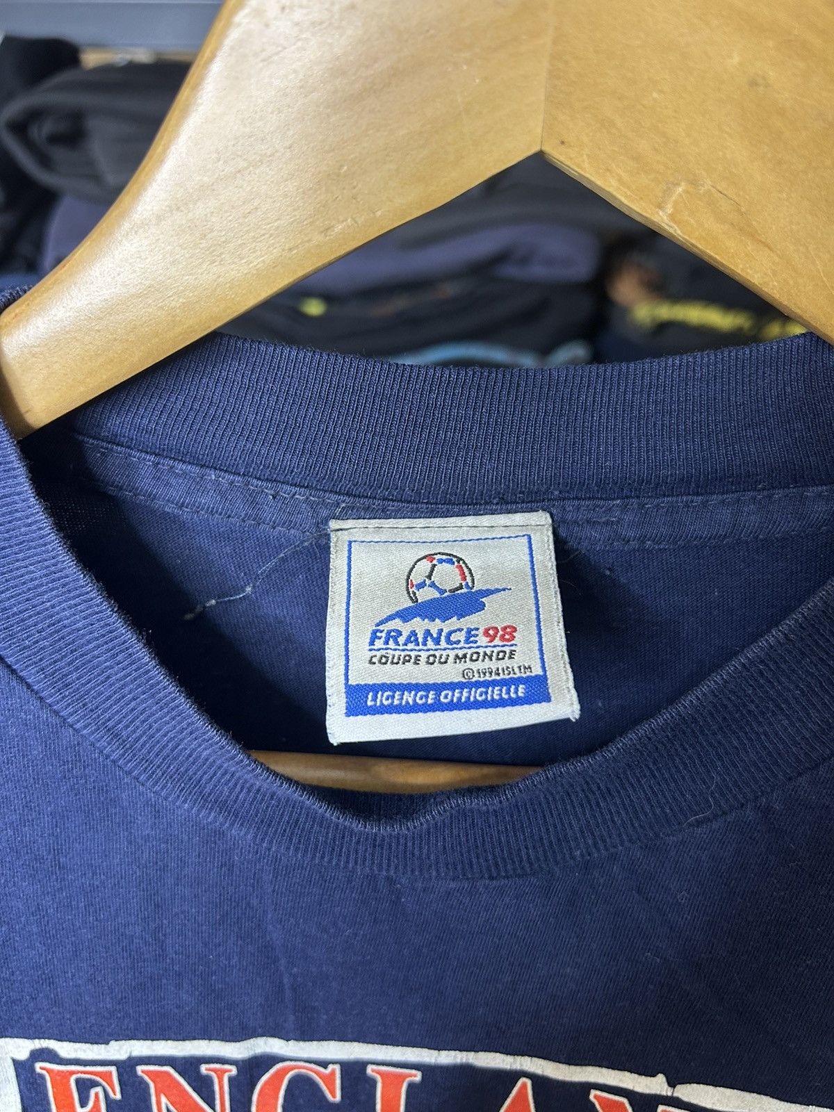 Vintage England France 98 World Cup Tee Vintage Soccer XL Size US XL / EU 56 / 4 - 3 Thumbnail