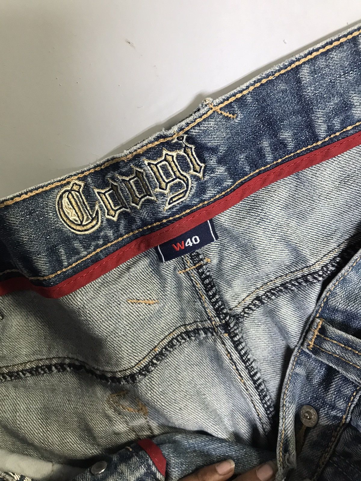 Coogi Vintage Coogi embroidered denim jort Size US 42 / EU 58 - 7 Thumbnail