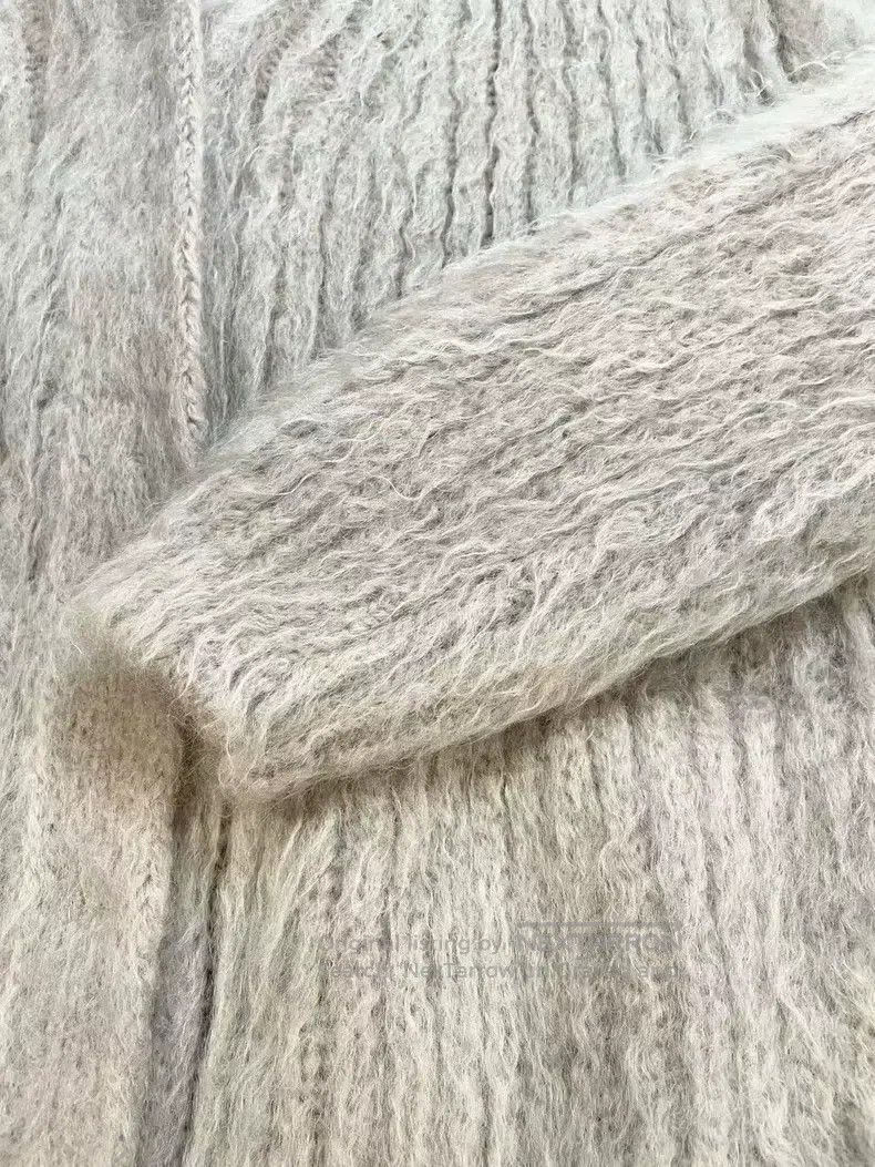 Fendi Fendi Mid-length Mohair Wool Knit Coat Size XS / US 0-2 / IT 36-38 - 5 Thumbnail