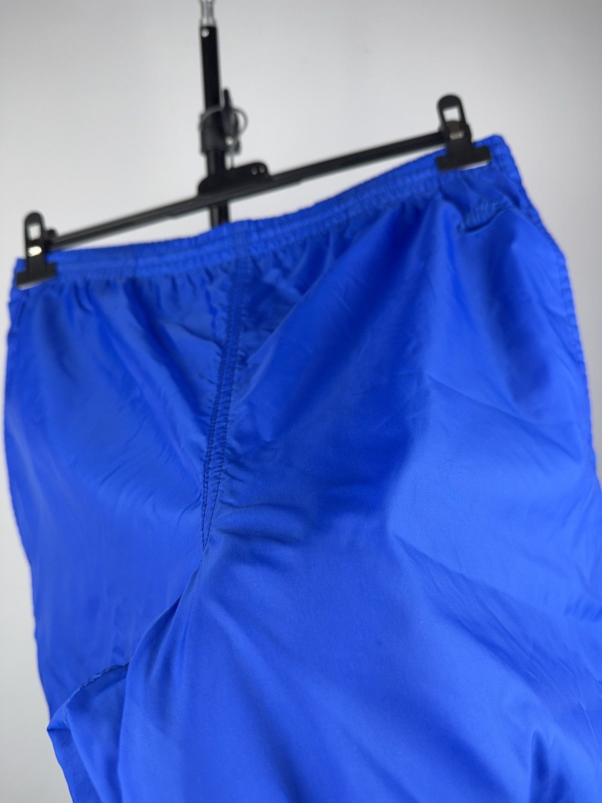 Nike Retro Vintage Nike 80s Blue Nylon Windbreaker Pants S Size US 31 - 4 Thumbnail