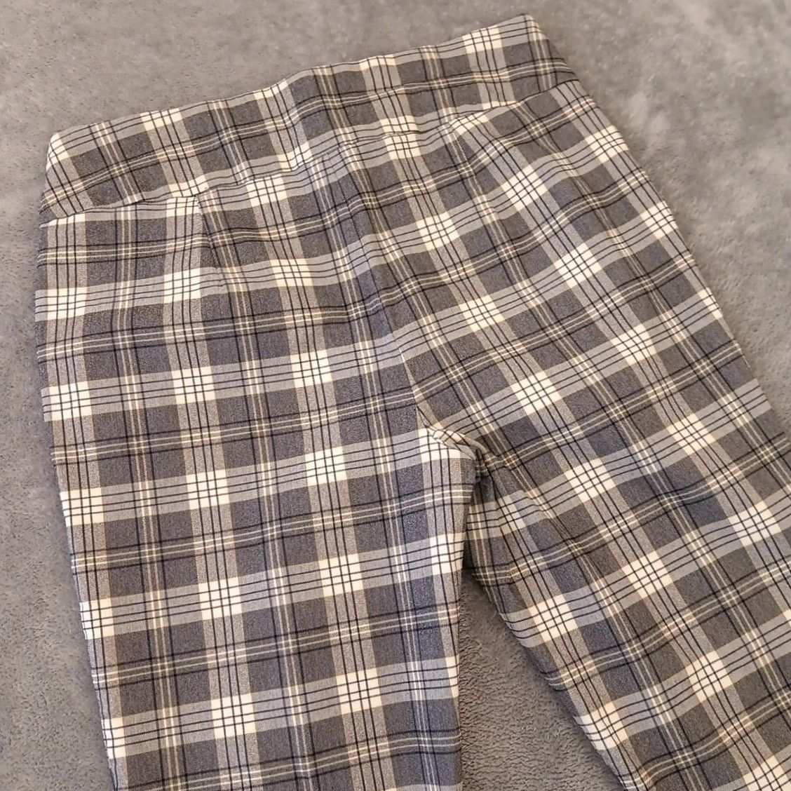 Vintage Cato Pants Womens 14 Gray Ankle Size Yellow Plaid Pull Stretch 32x26 Mid Rise Size 36" / US 14 / IT 50 - 7 Thumbnail