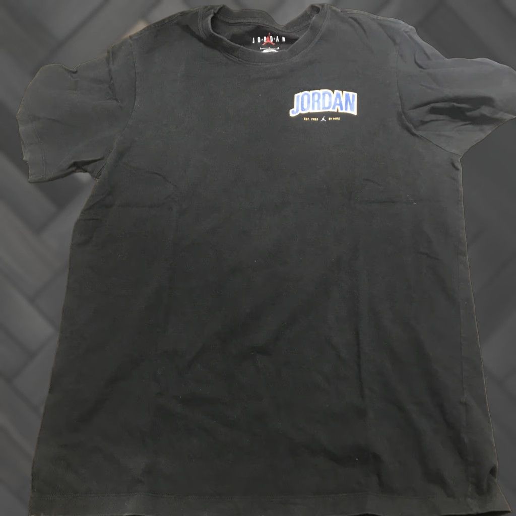 Nike Nike Air Jordan Jumpman Shirt Mens L Black Short Sleeve Tee 363277-00A Size US L / EU 52-54 / 3 - 1 Thumbnail