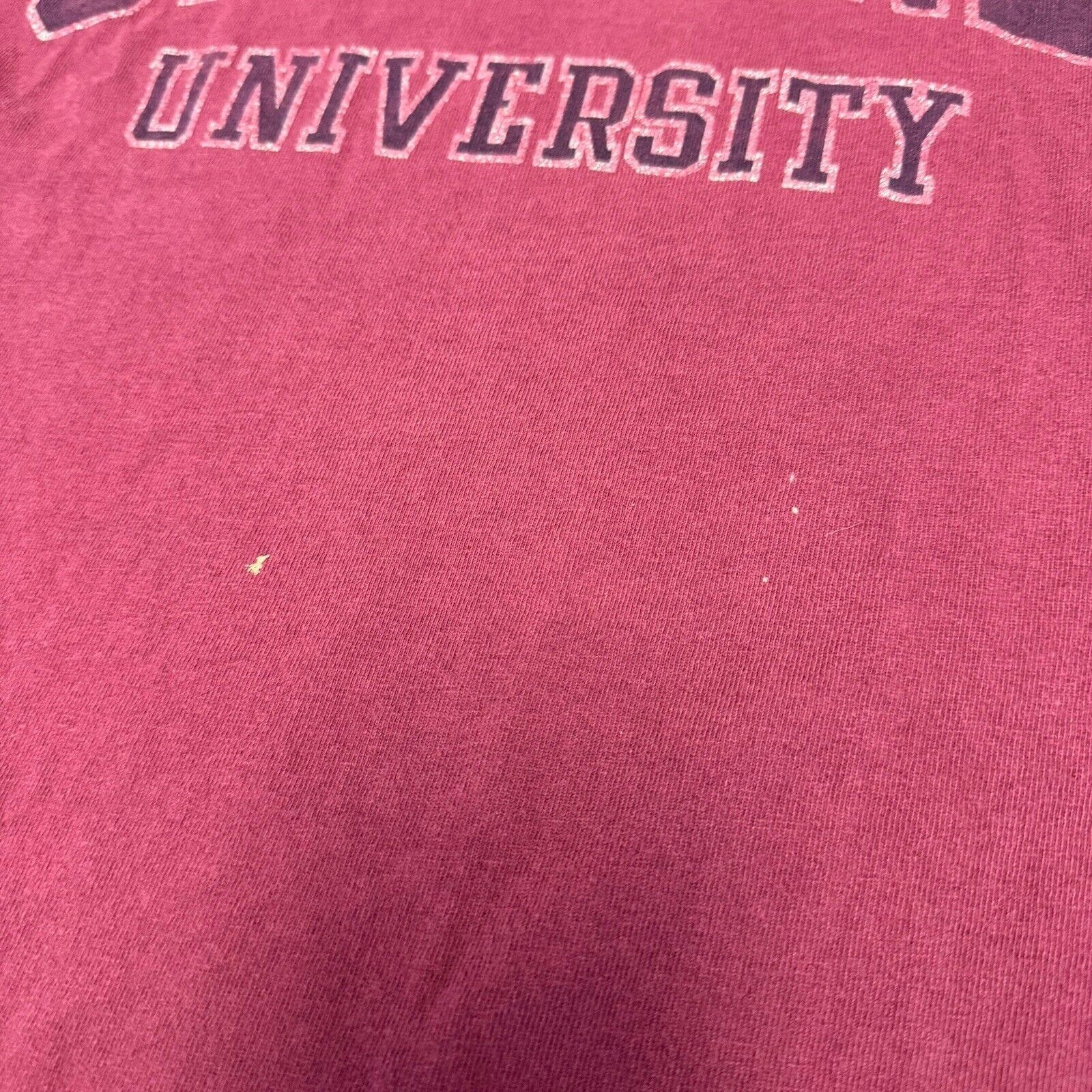 Vintage Vintage Oxford University T Shirt Mens Large Red 90s Short S Size US L / EU 52-54 / 3 - 6 Thumbnail